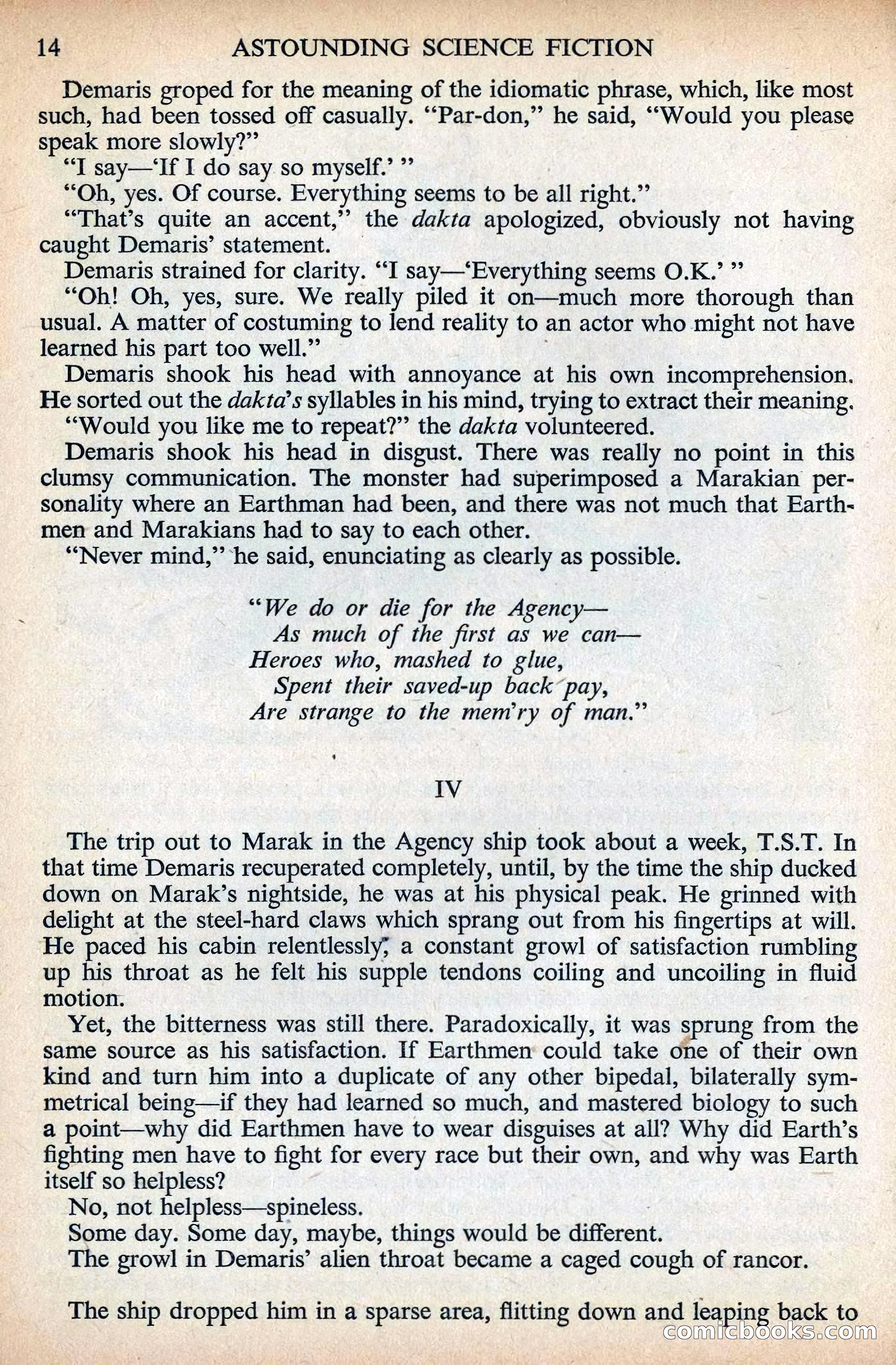Astounding Science Fiction, British Edition, December 1955 — page 16 of 133