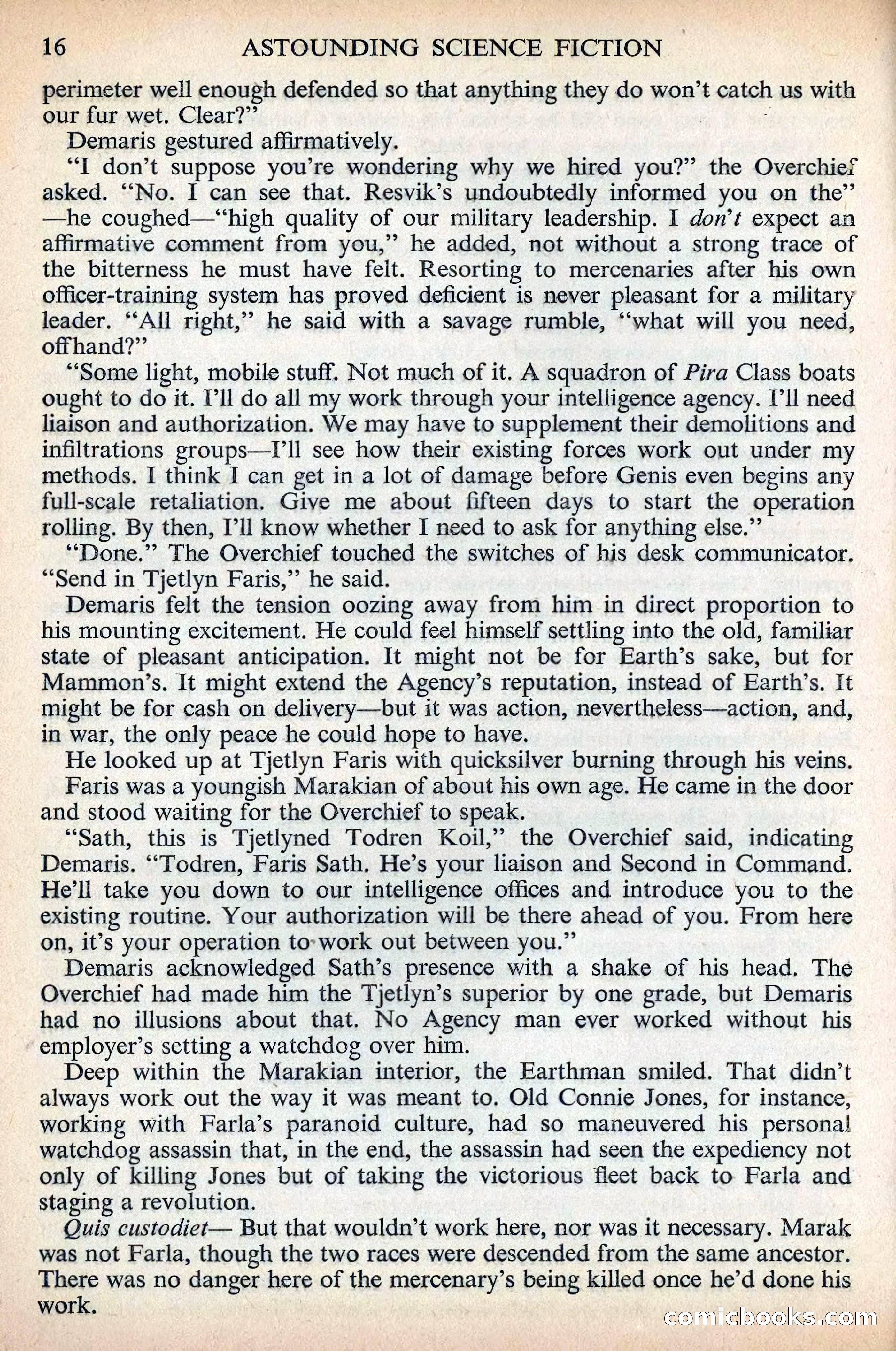 Astounding Science Fiction, British Edition, December 1955 — page 18 of 133