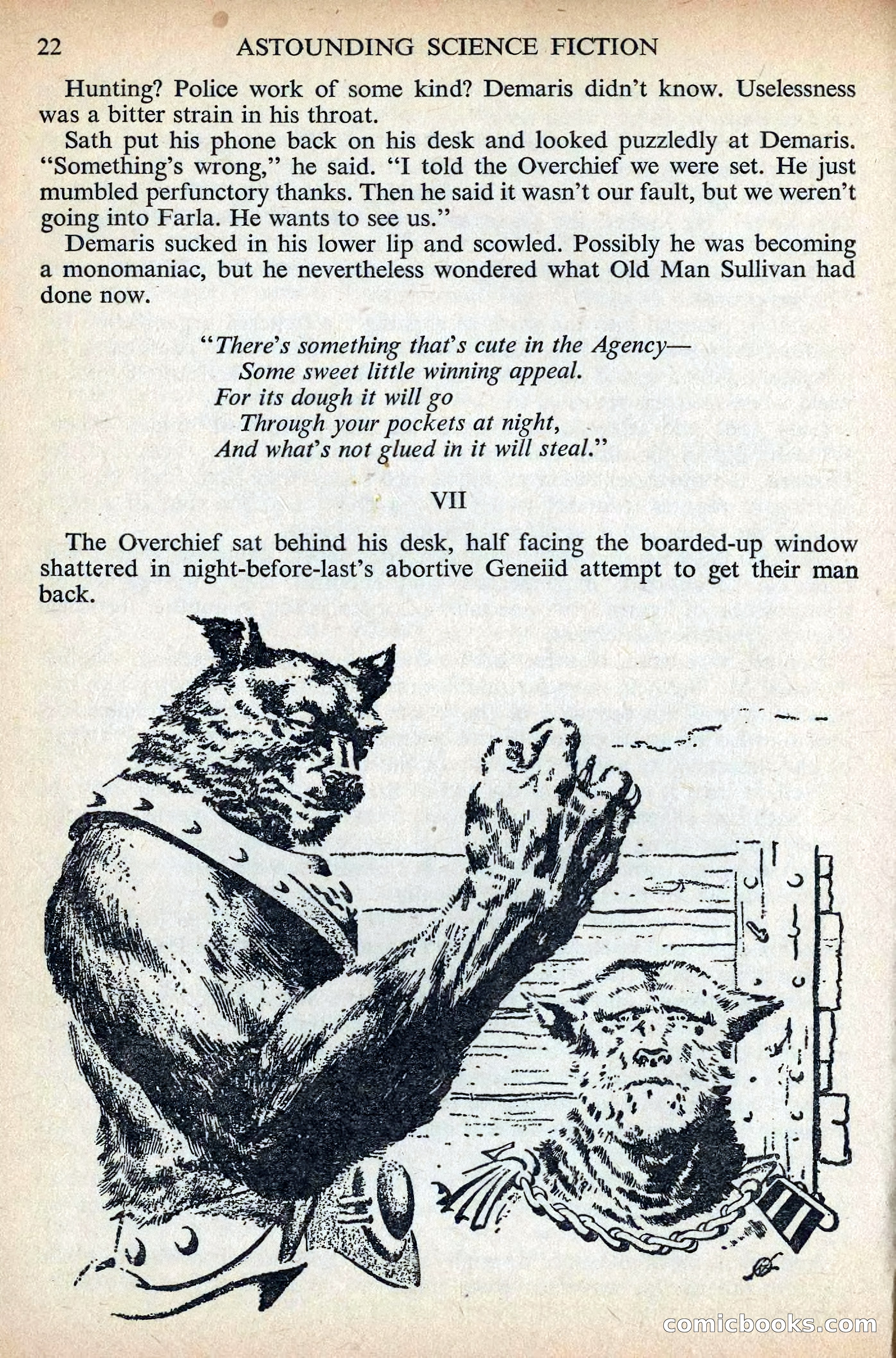 Astounding Science Fiction, British Edition, December 1955 — page 24 of 133