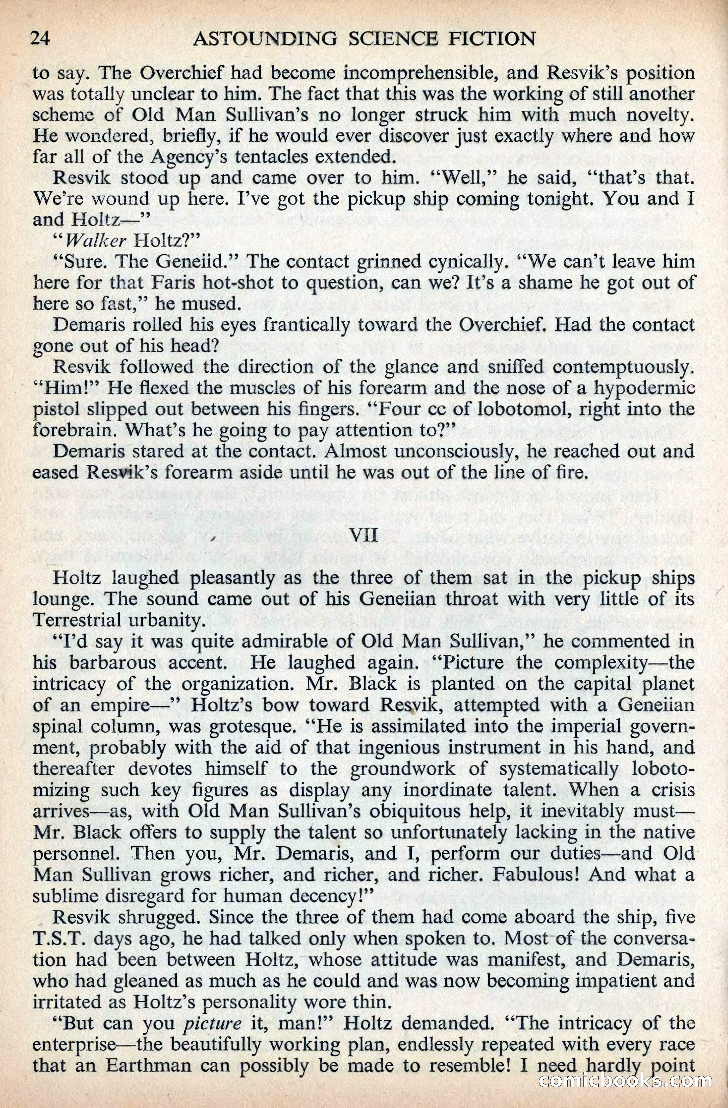 Astounding Science Fiction, British Edition, December 1955 — page 26 of 133
