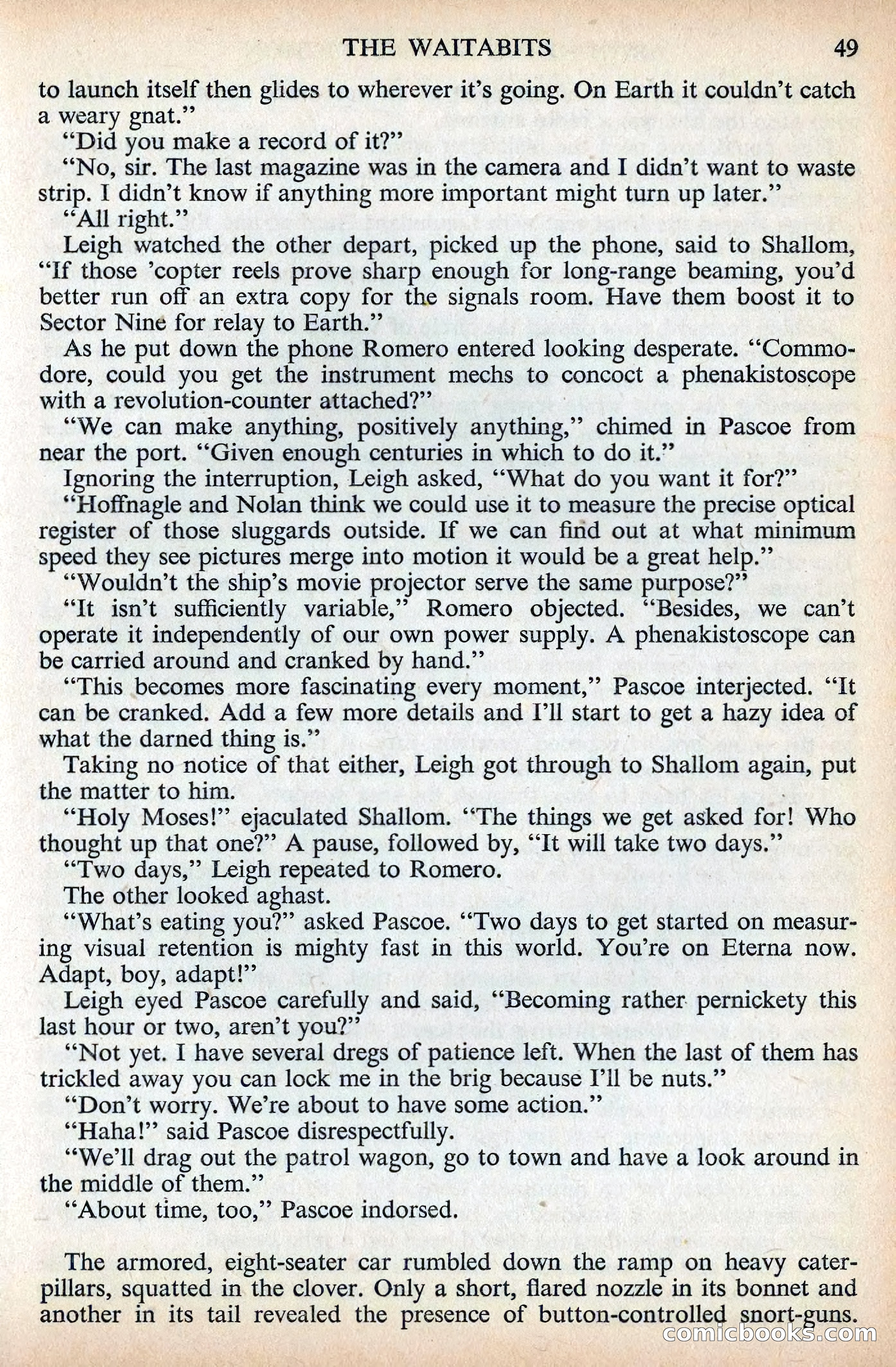 Astounding Science Fiction, British Edition, December 1955 — page 51 of 133