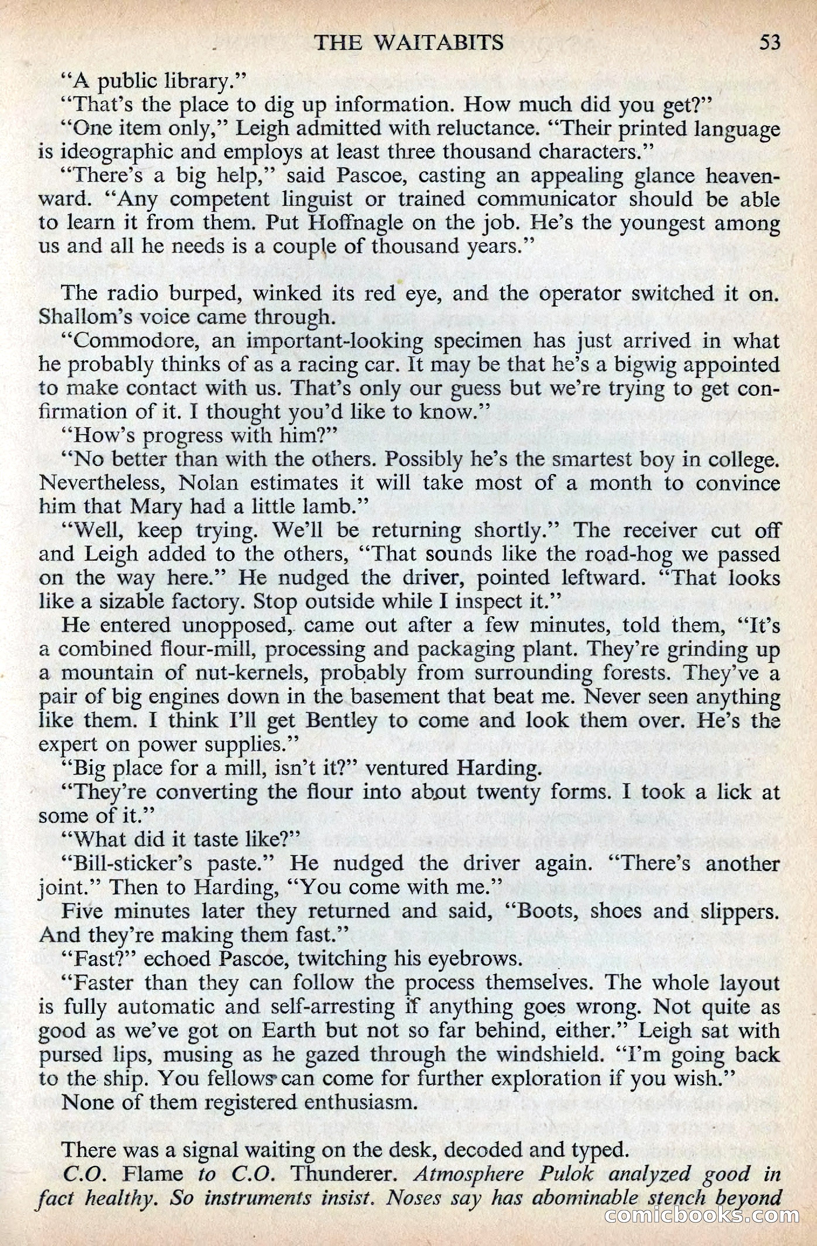Astounding Science Fiction, British Edition, December 1955 — page 55 of 133