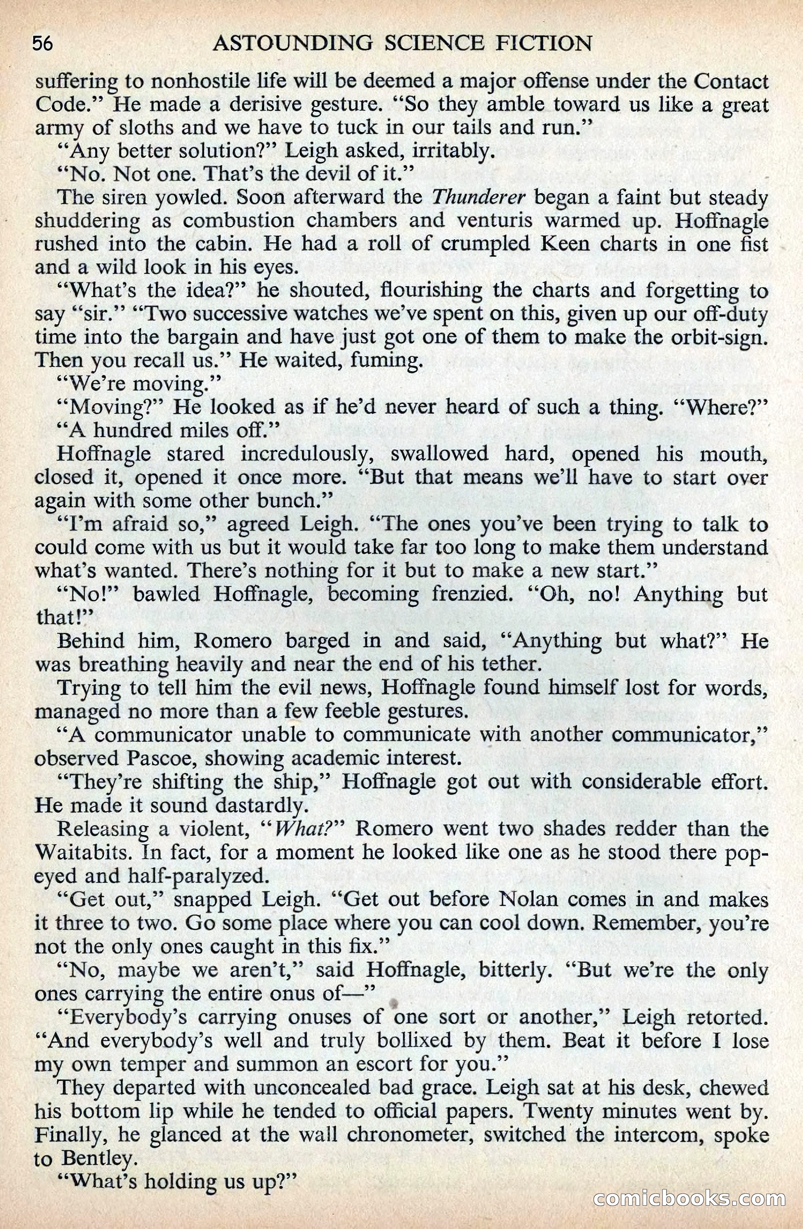 Astounding Science Fiction, British Edition, December 1955 — page 58 of 133
