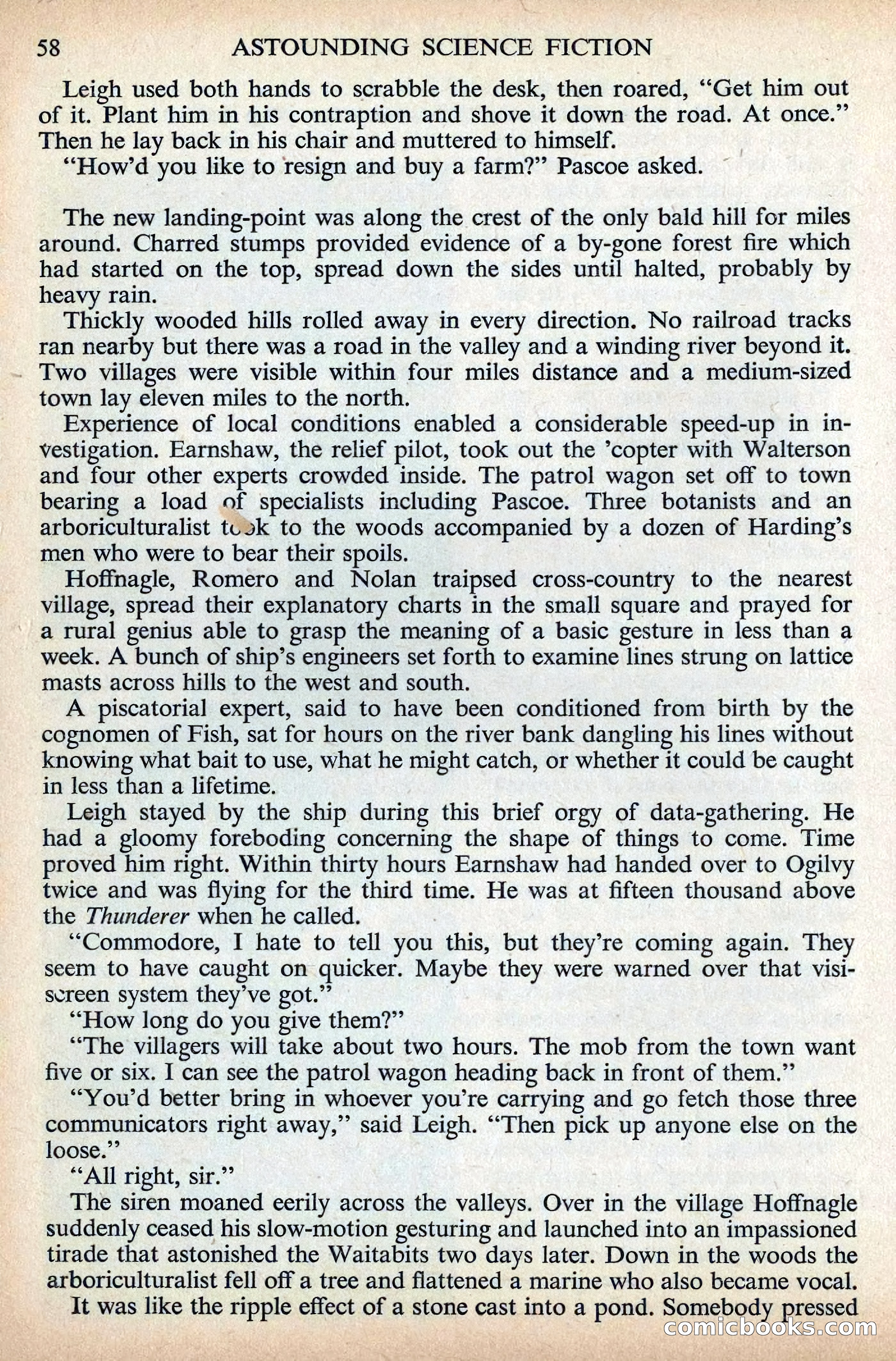 Astounding Science Fiction, British Edition, December 1955 — page 60 of 133
