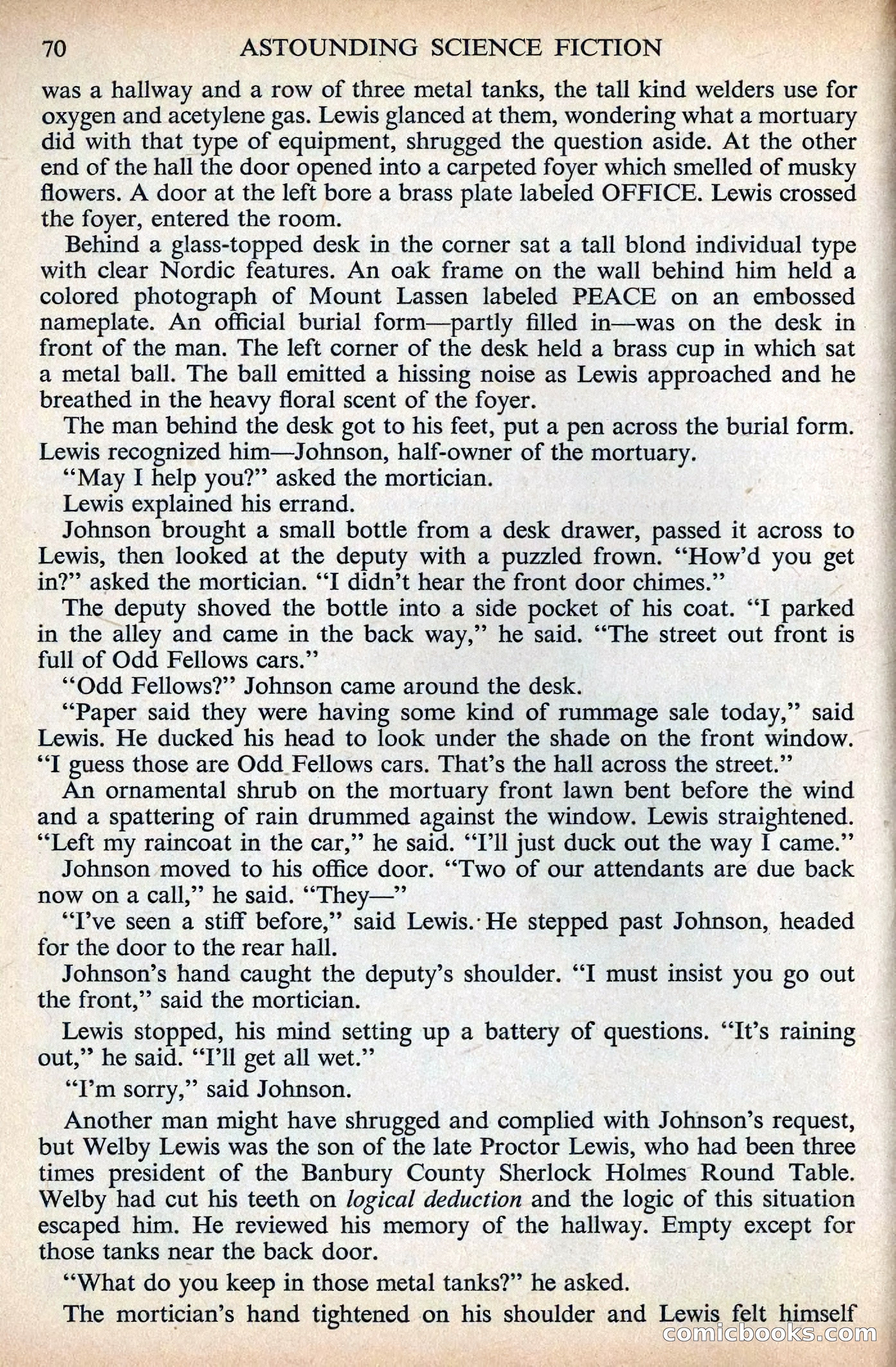 Astounding Science Fiction, British Edition, December 1955 — page 72 of 133