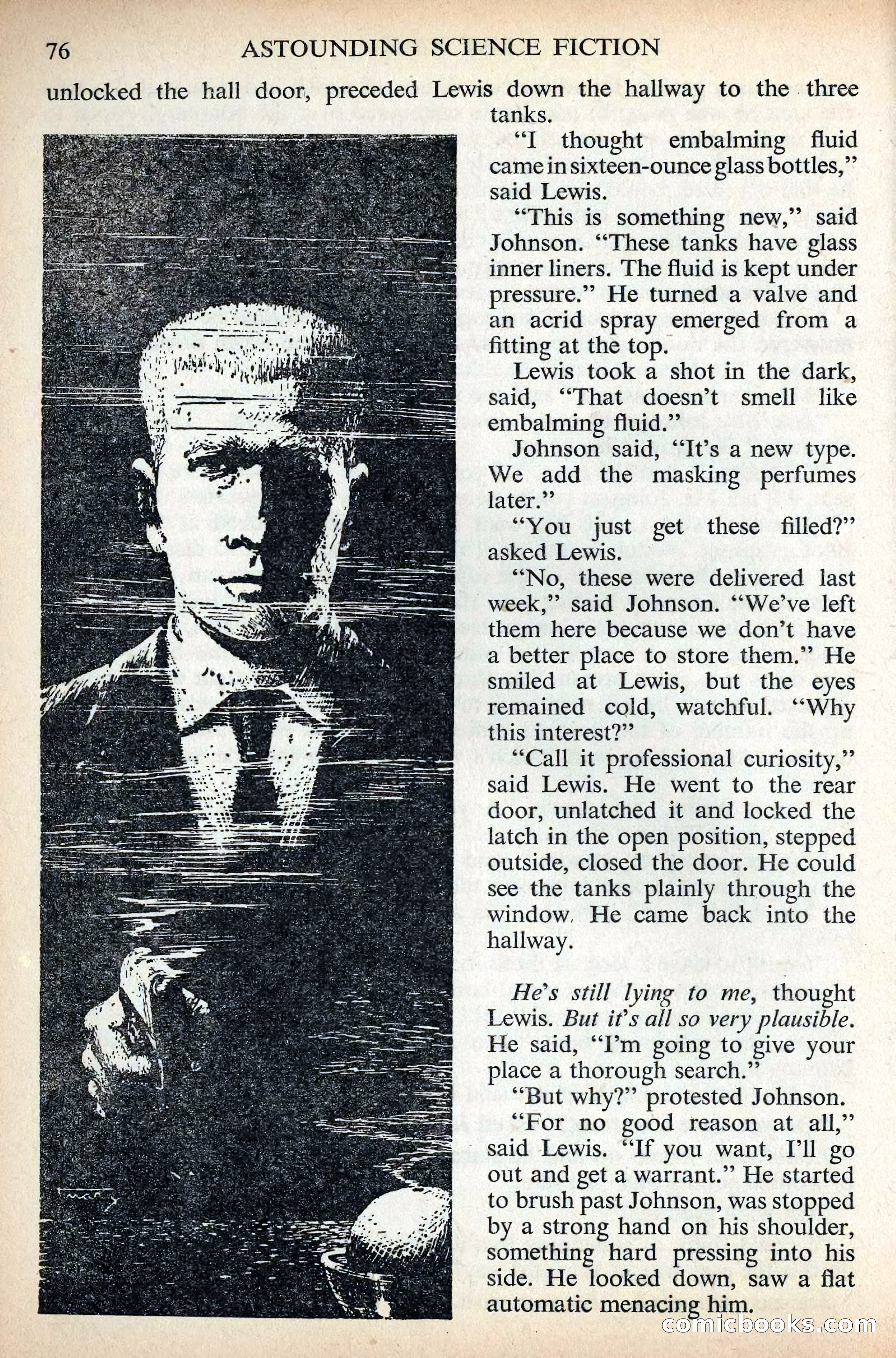 Astounding Science Fiction, British Edition, December 1955 — page 78 of 133