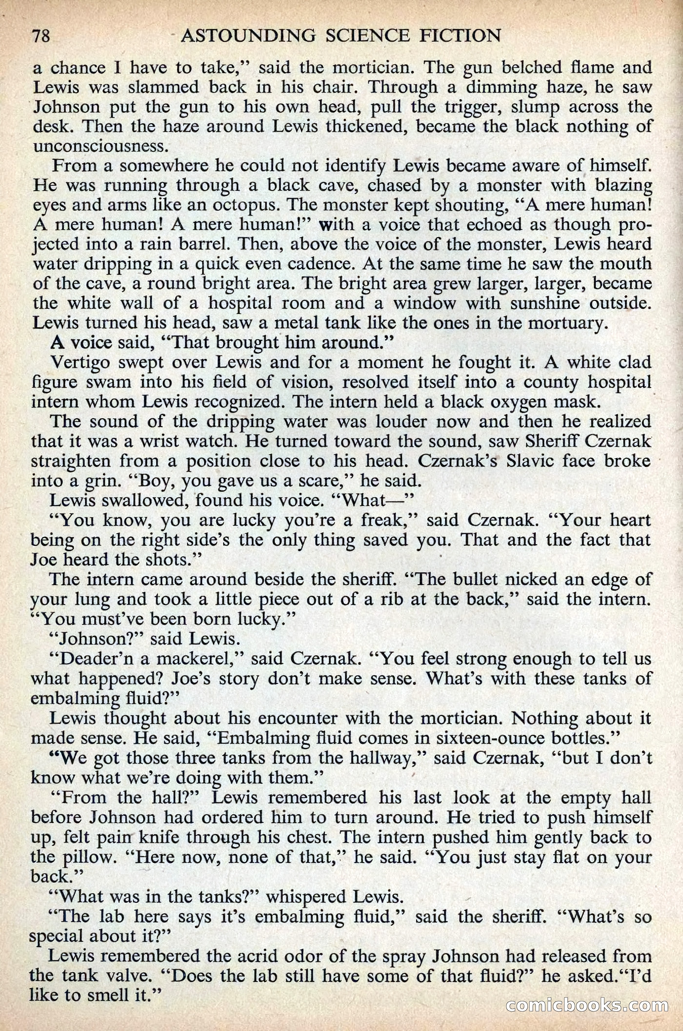 Astounding Science Fiction, British Edition, December 1955 — page 80 of 133
