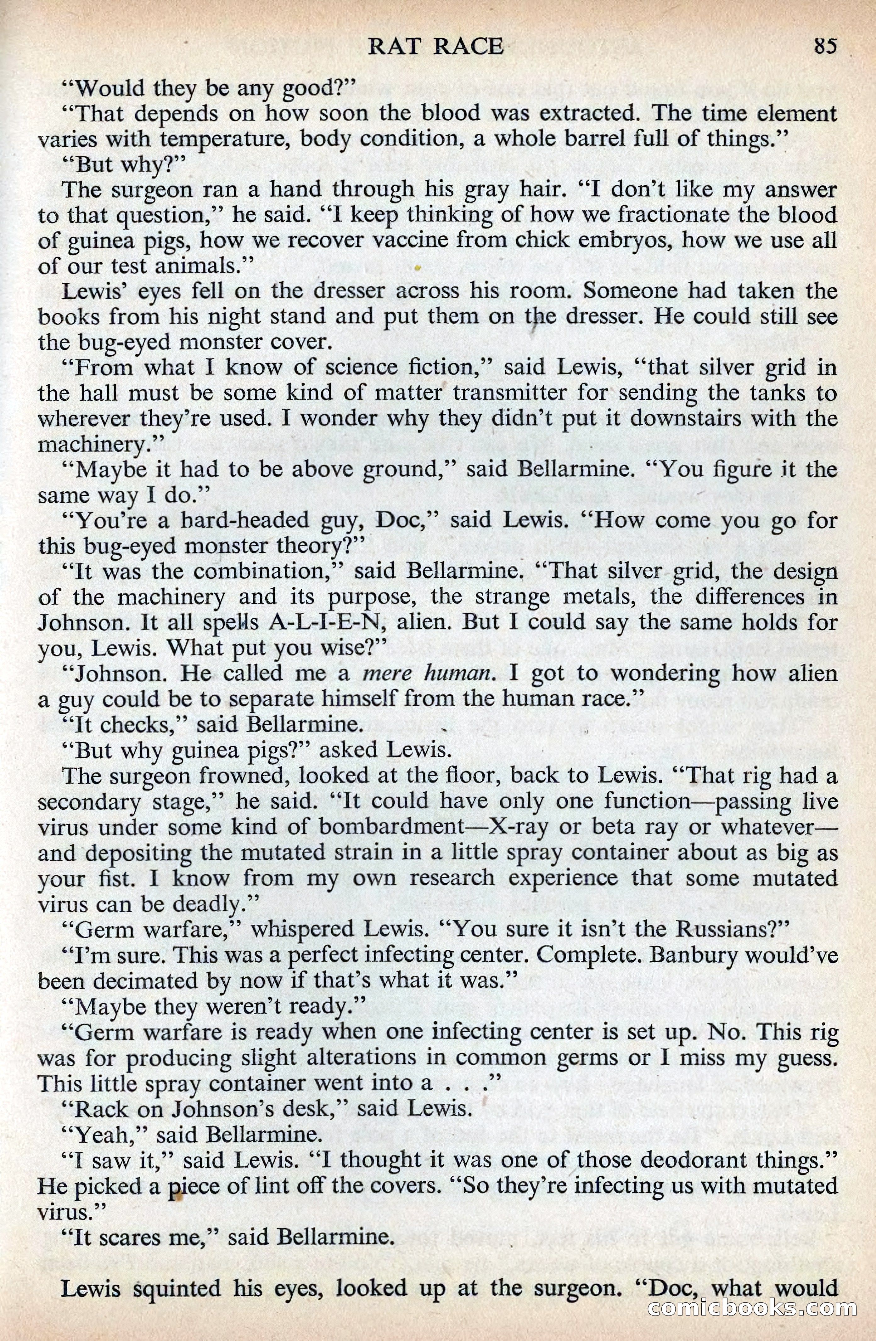 Astounding Science Fiction, British Edition, December 1955 — page 87 of 133