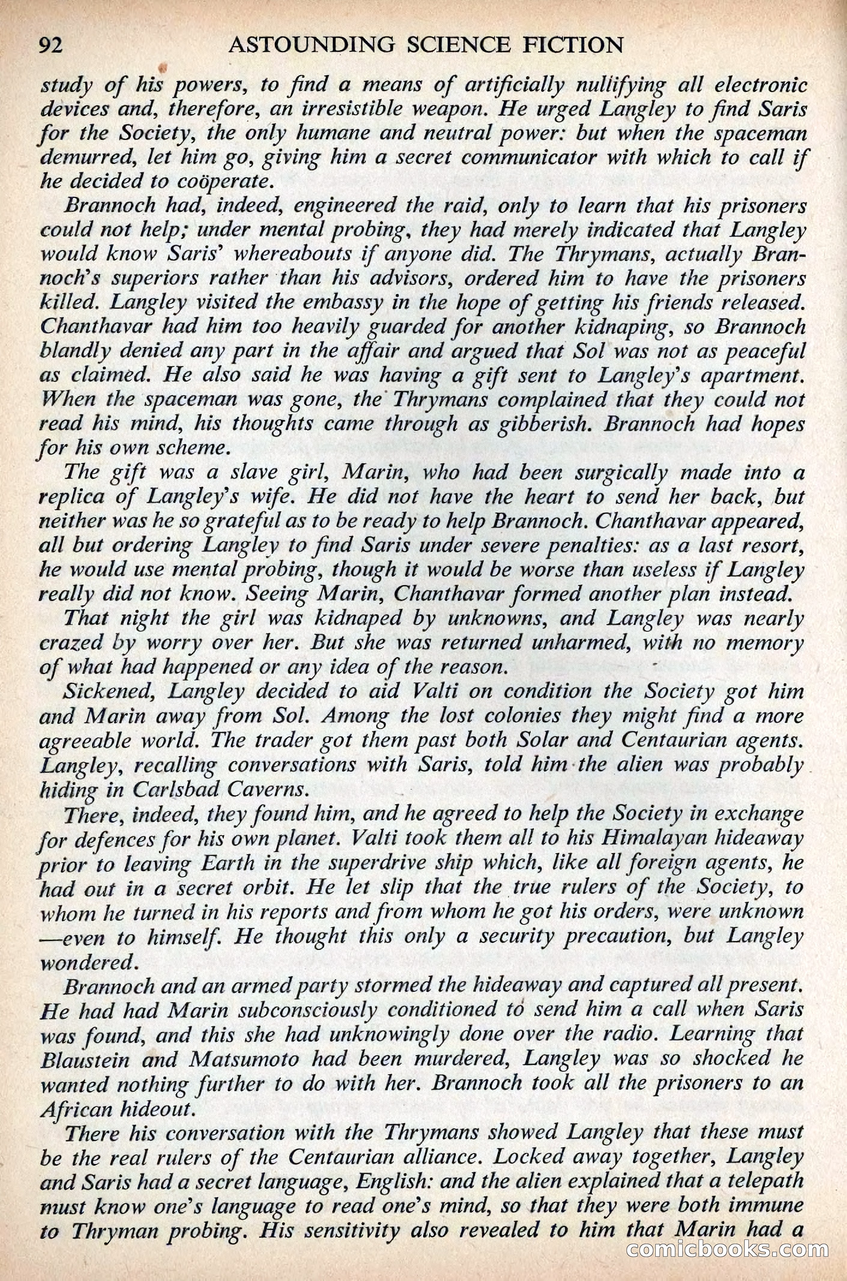 Astounding Science Fiction, British Edition, December 1955 — page 94 of 133
