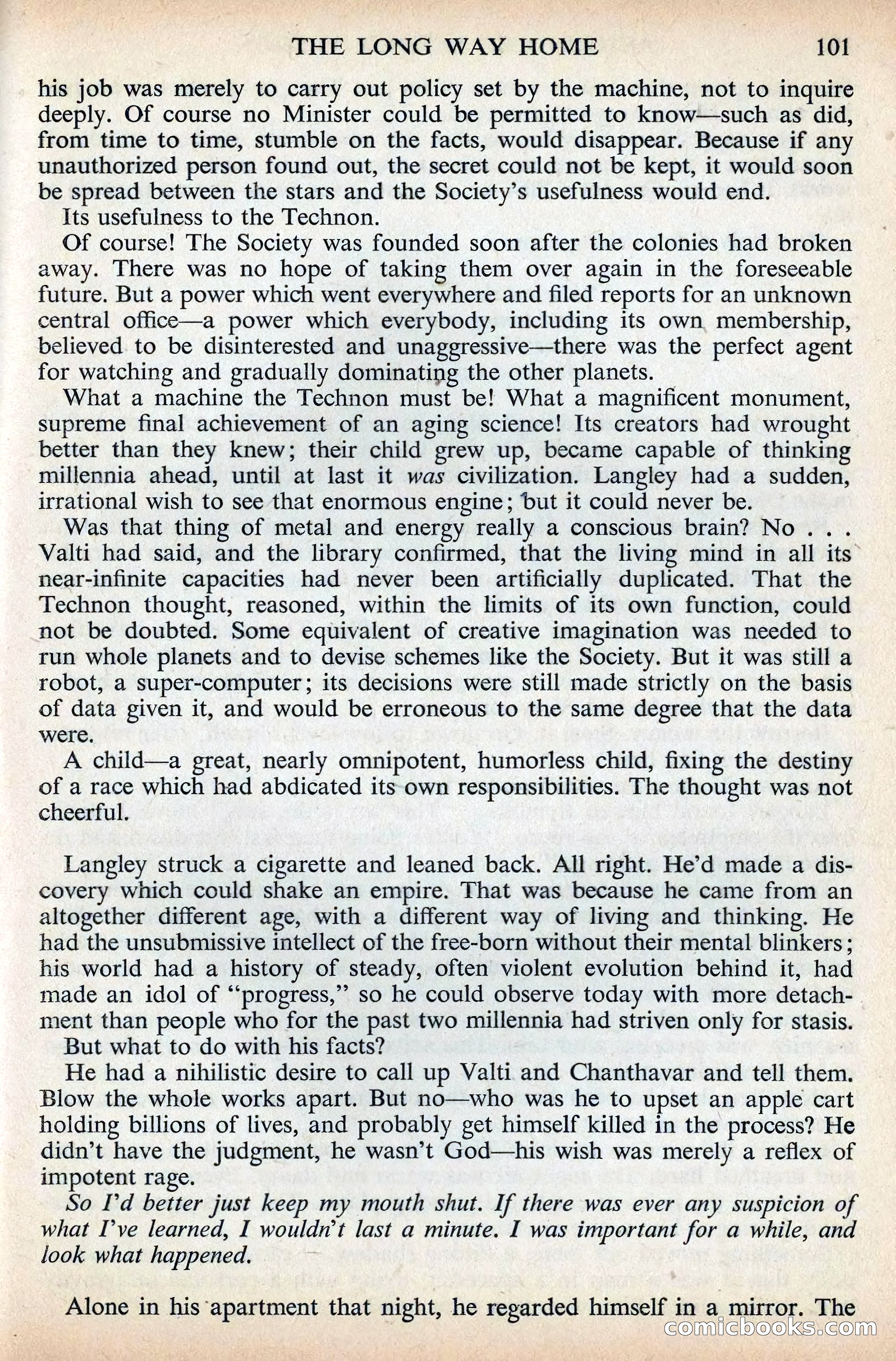 Astounding Science Fiction, British Edition, December 1955 — page 103 of 133