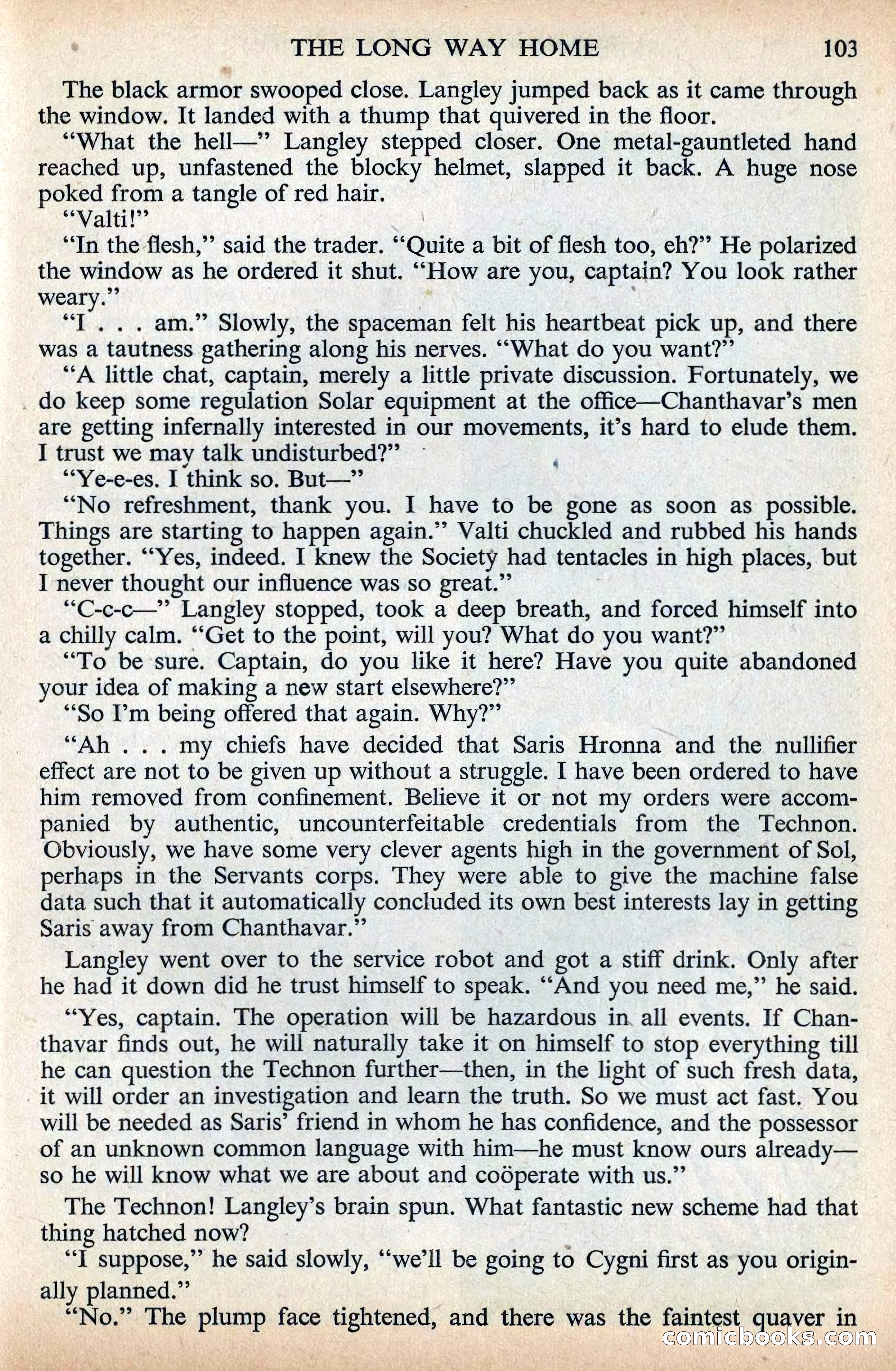 Astounding Science Fiction, British Edition, December 1955 — page 105 of 133