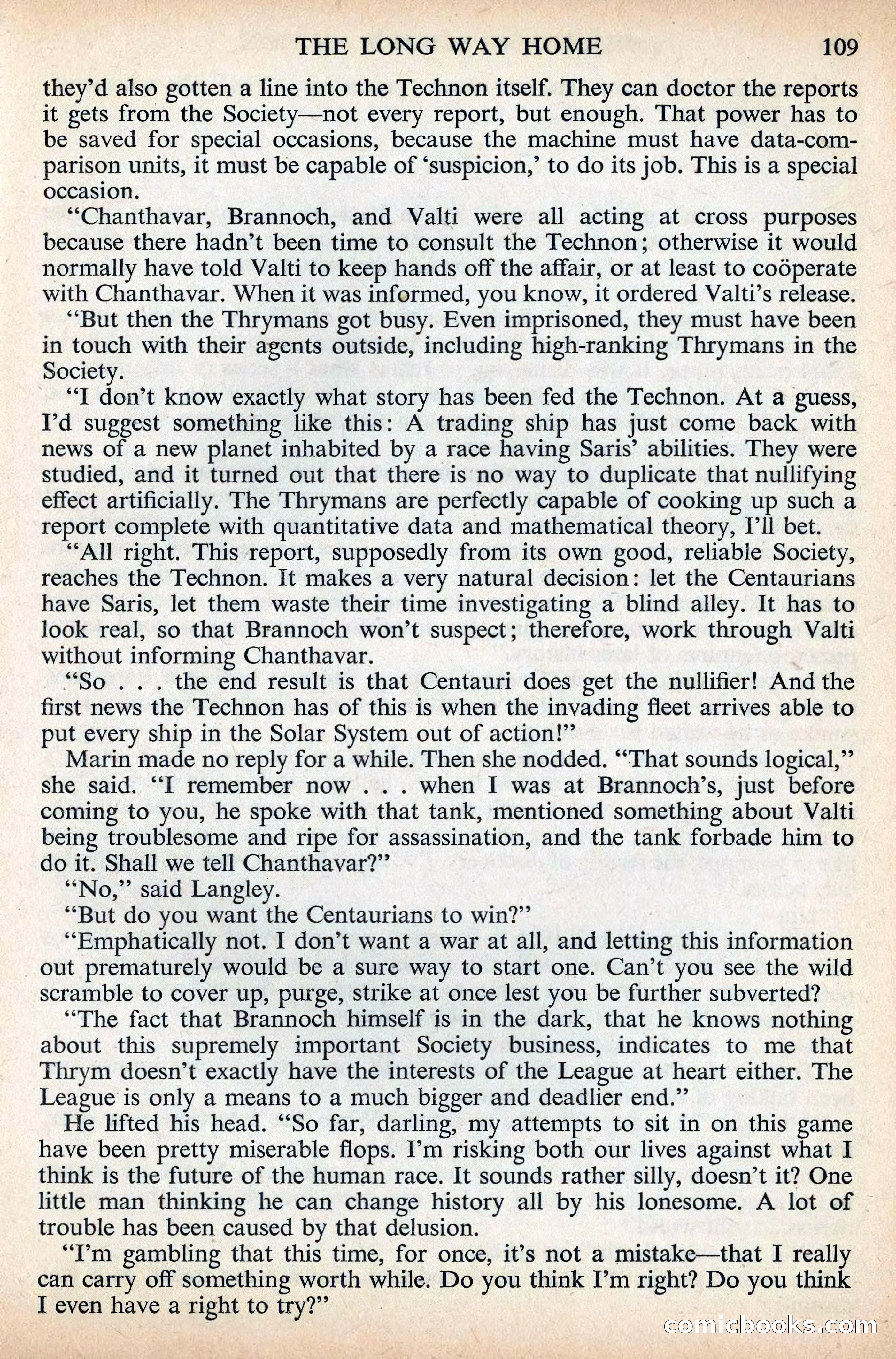 Astounding Science Fiction, British Edition, December 1955 — page 111 of 133