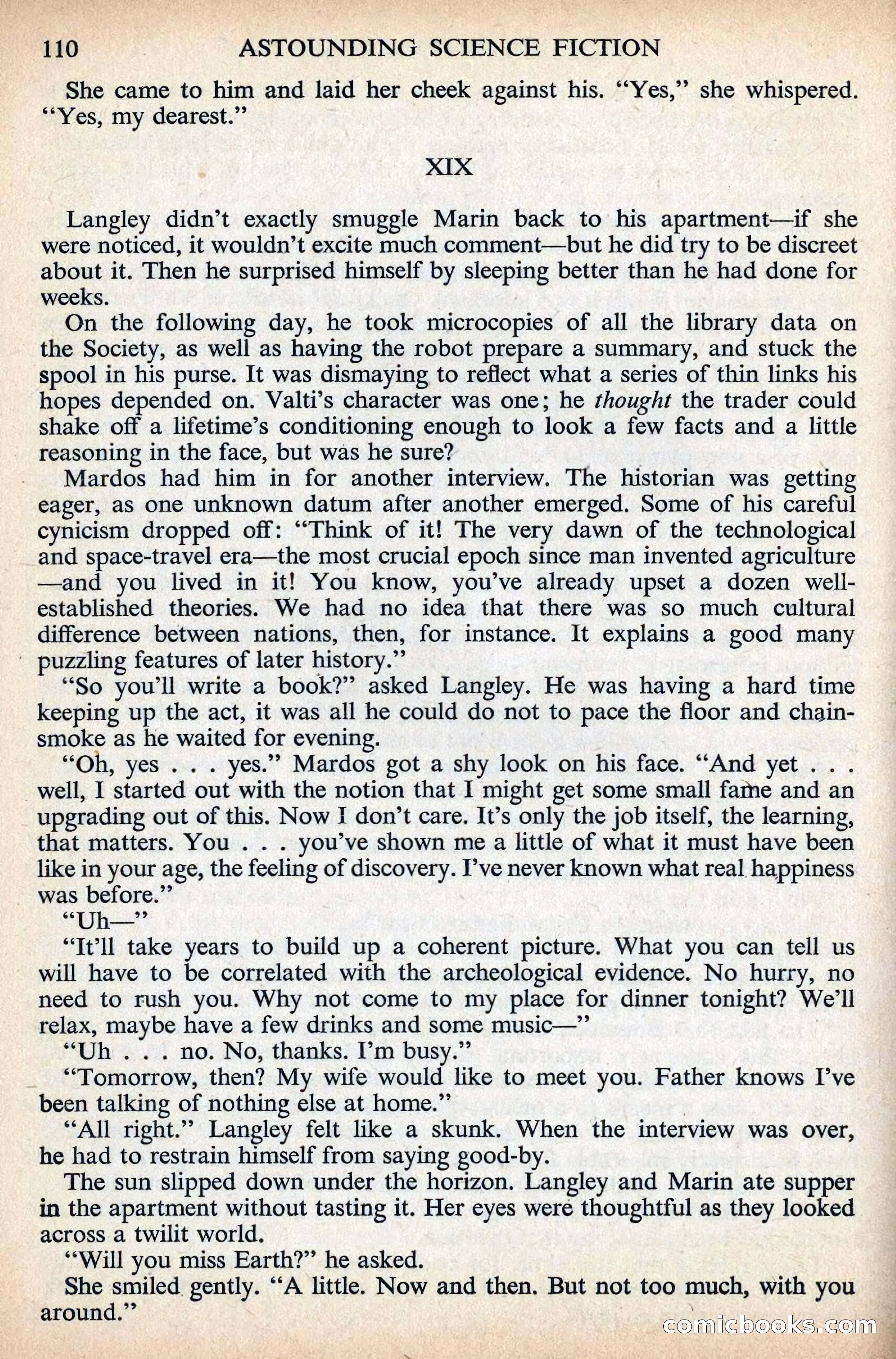 Astounding Science Fiction, British Edition, December 1955 — page 112 of 133