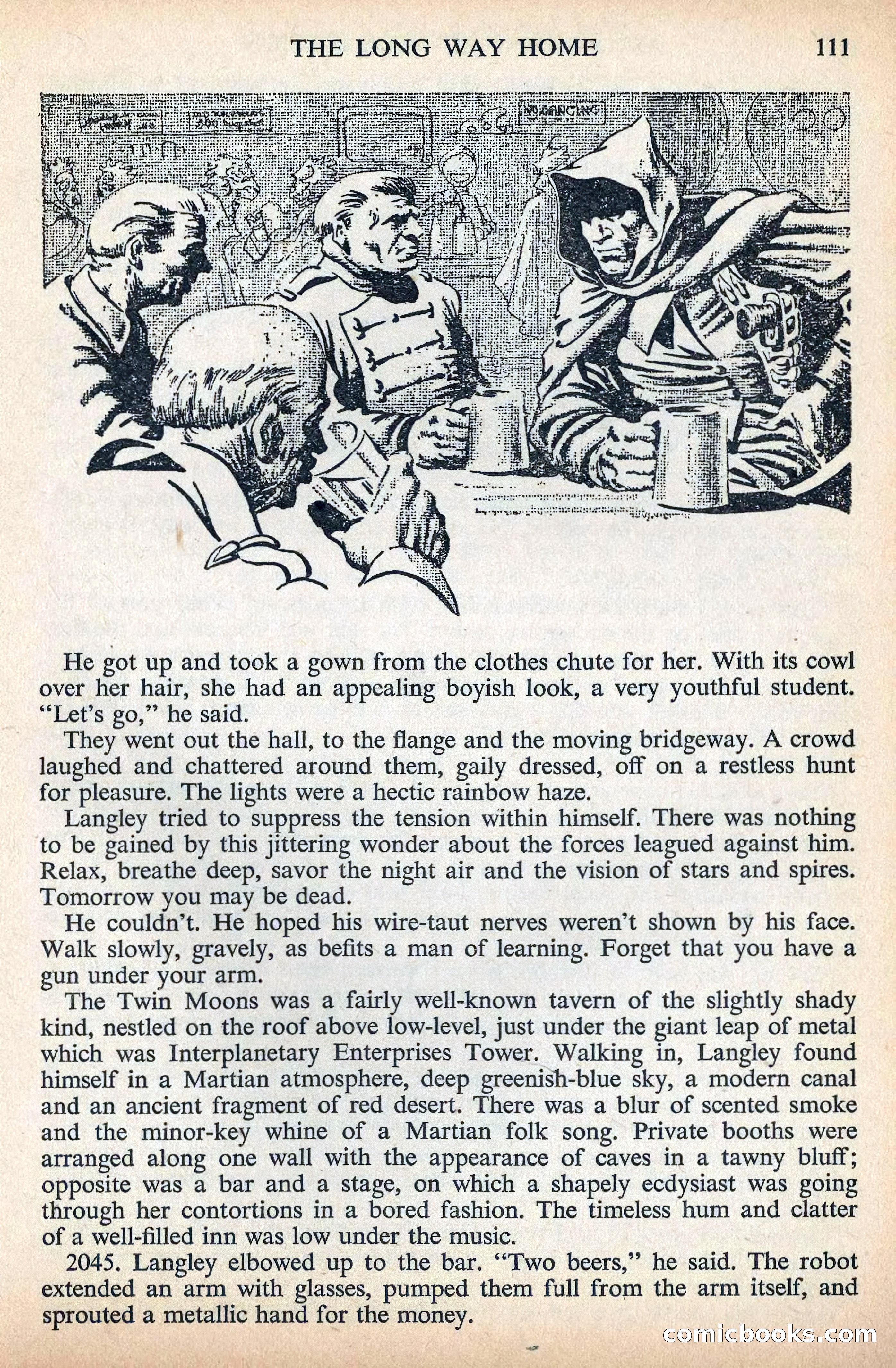 Astounding Science Fiction, British Edition, December 1955 — page 113 of 133