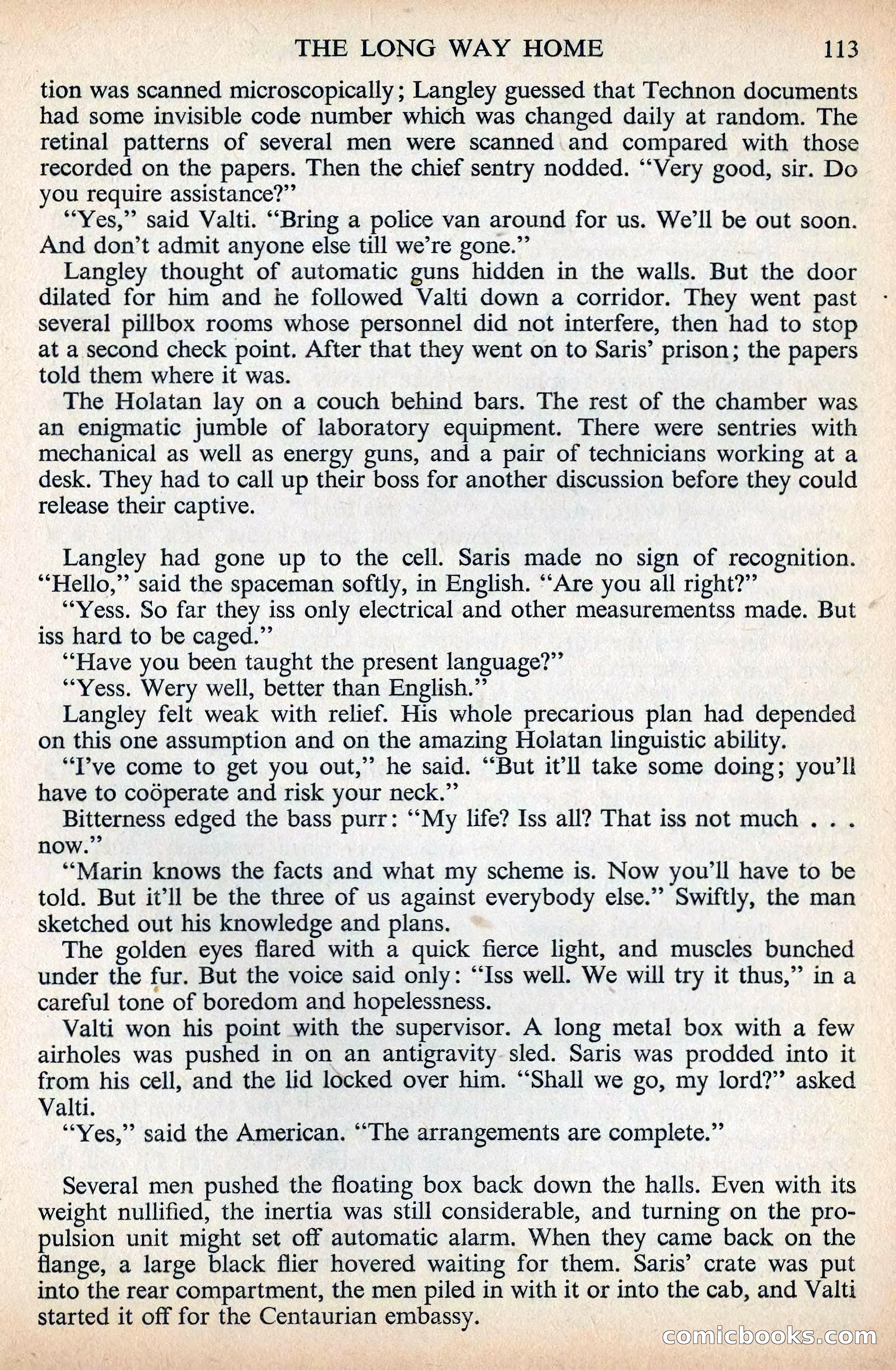 Astounding Science Fiction, British Edition, December 1955 — page 115 of 133