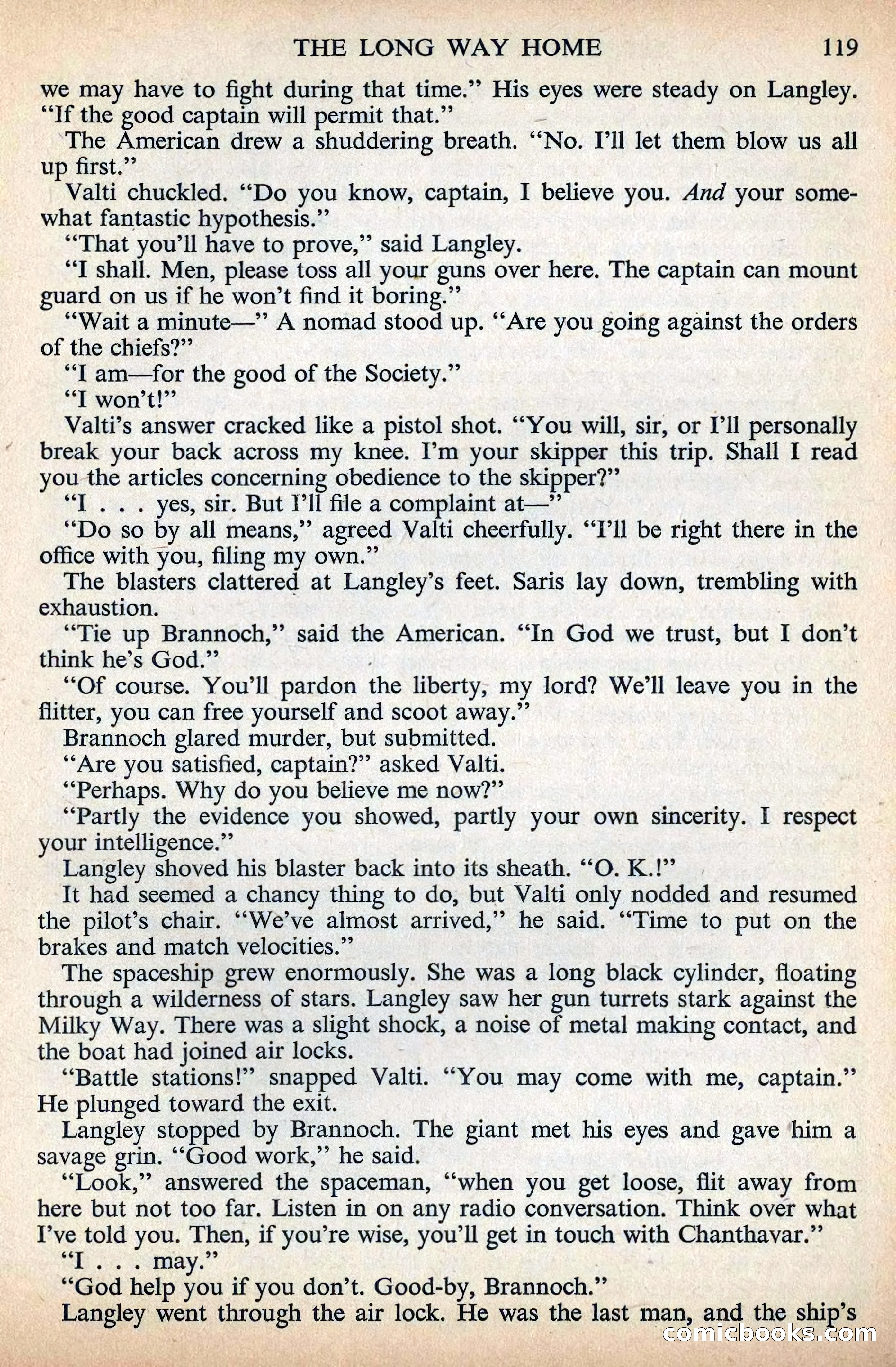 Astounding Science Fiction, British Edition, December 1955 — page 121 of 133