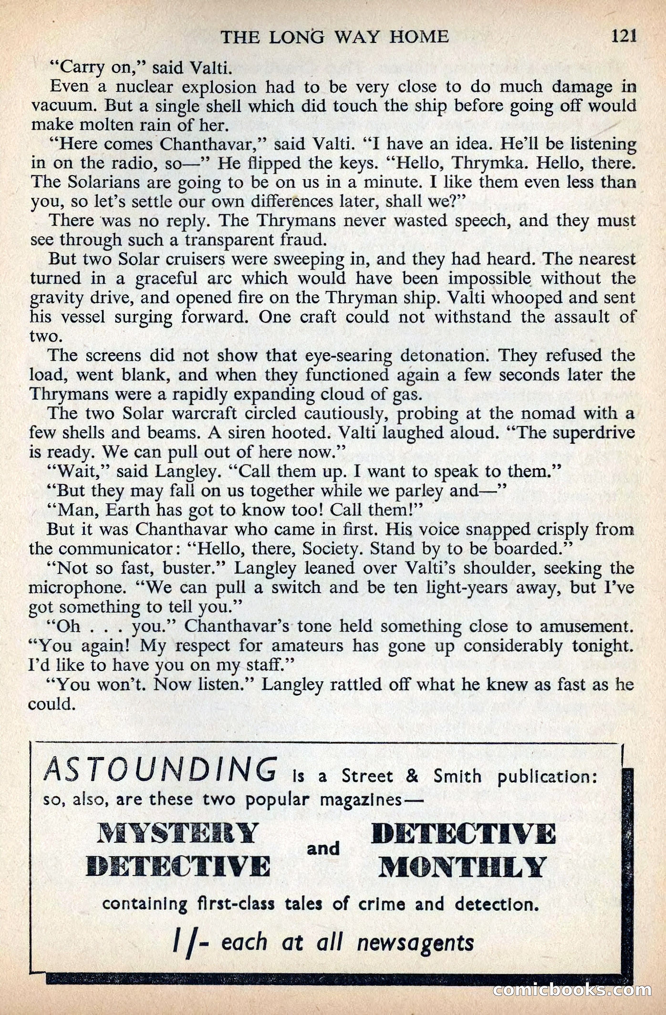 Astounding Science Fiction, British Edition, December 1955 — page 123 of 133