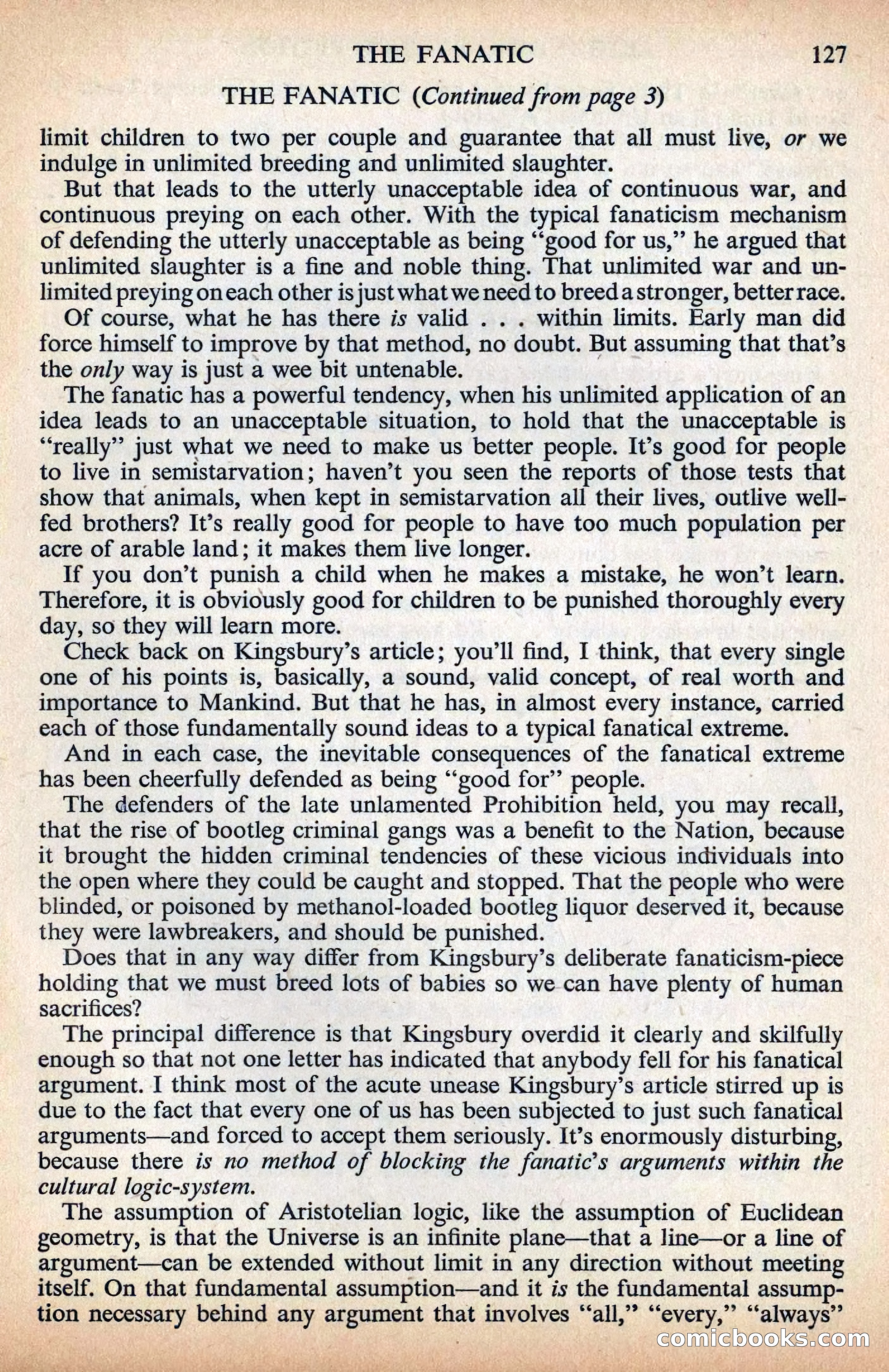 Astounding Science Fiction, British Edition, December 1955 — page 129 of 133