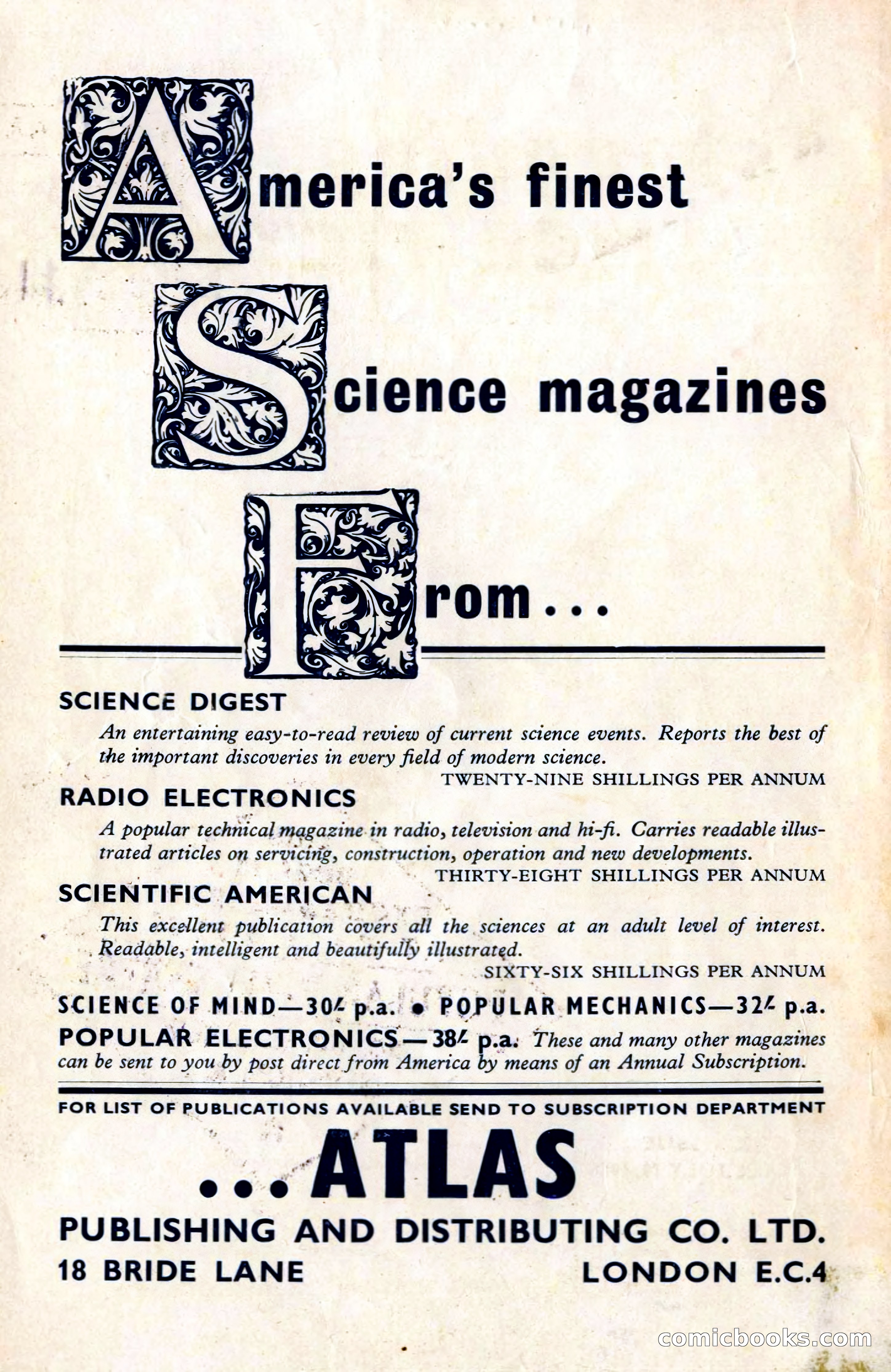 Astounding British Edition, Vol. 14, No. 7 — page 1 of 132