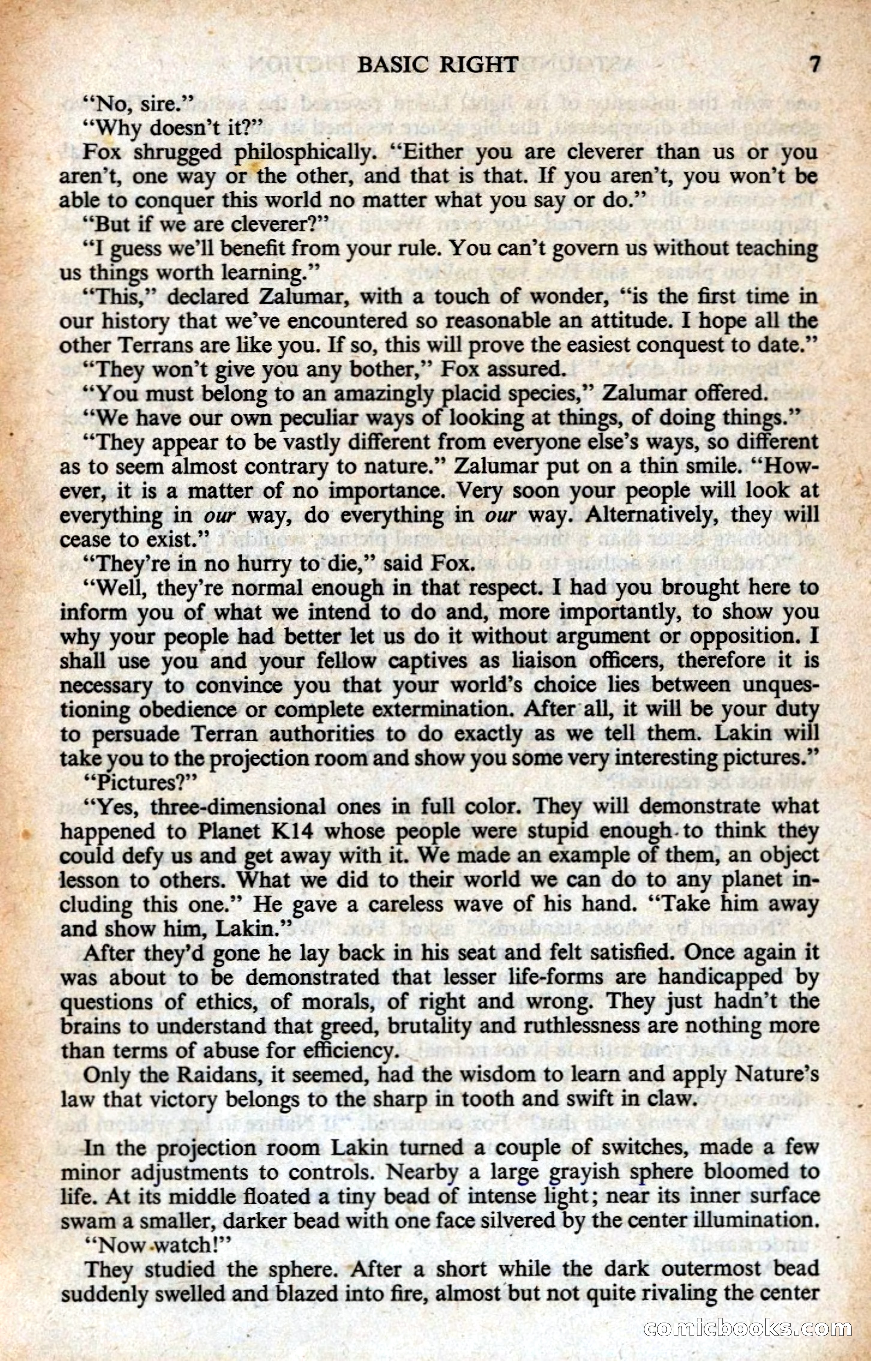 Astounding British Edition, Vol. 14, No. 7 — page 9 of 132