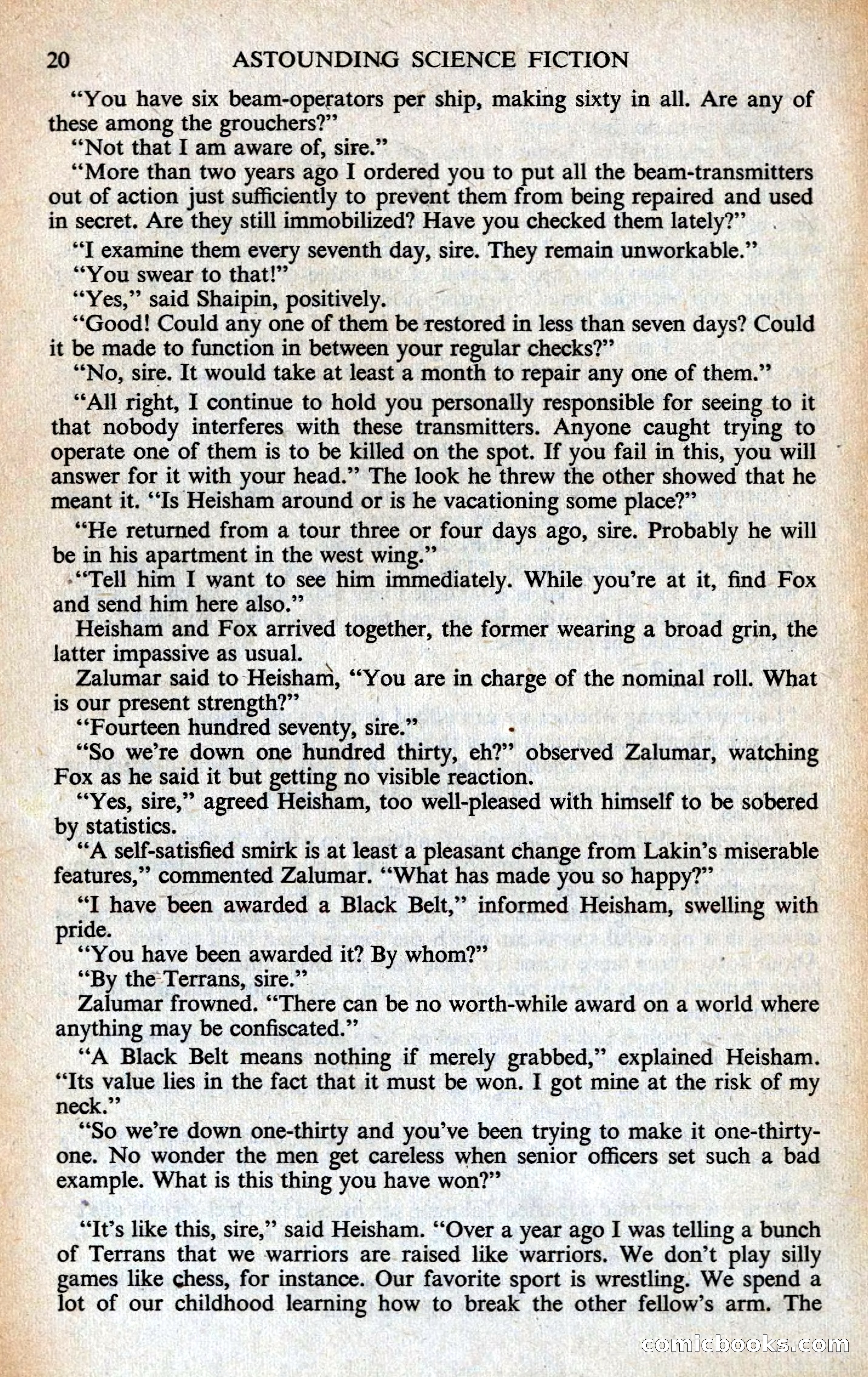 Astounding British Edition, Vol. 14, No. 7 — page 22 of 132