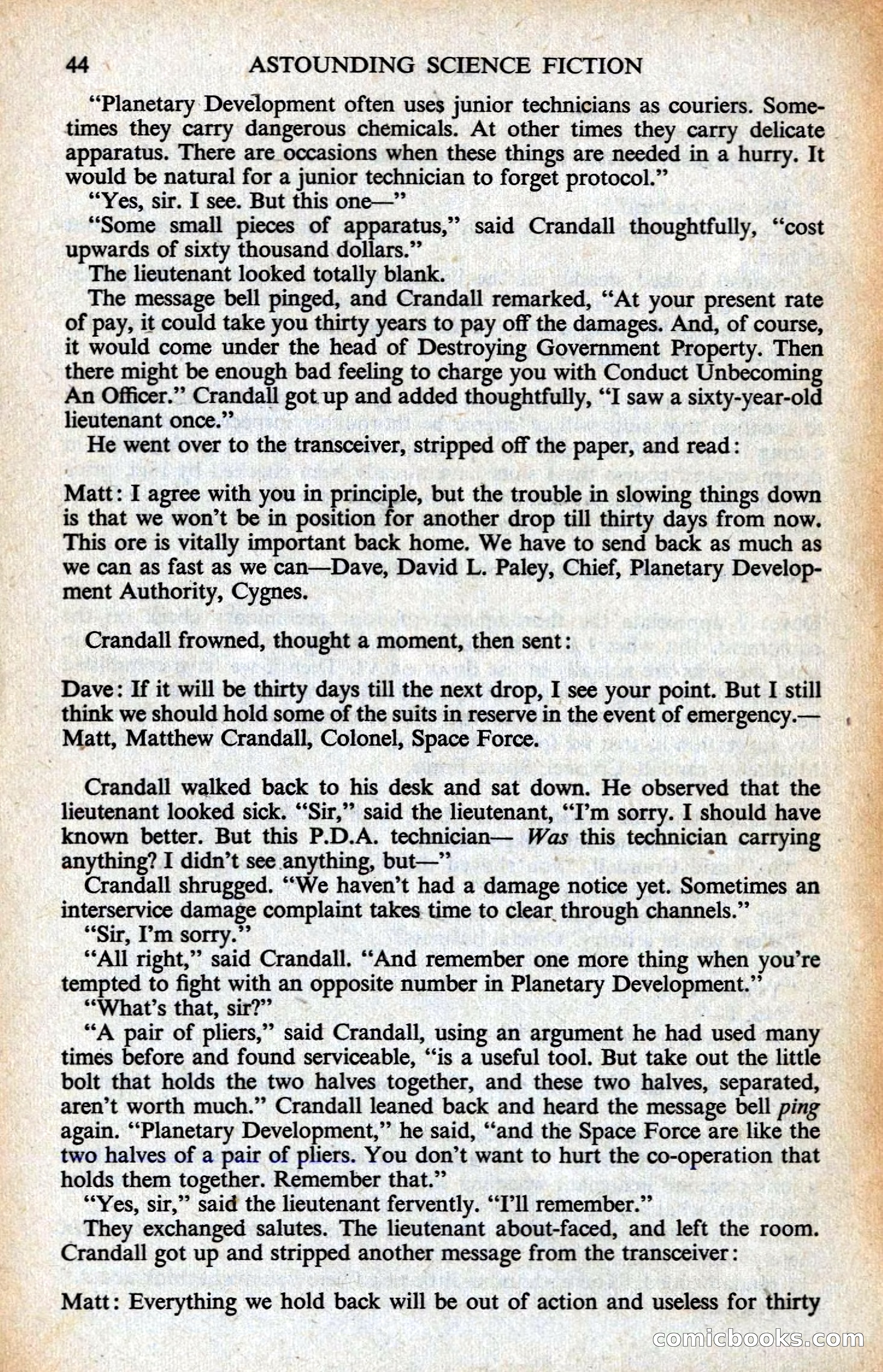 Astounding British Edition, Vol. 14, No. 7 — page 46 of 132