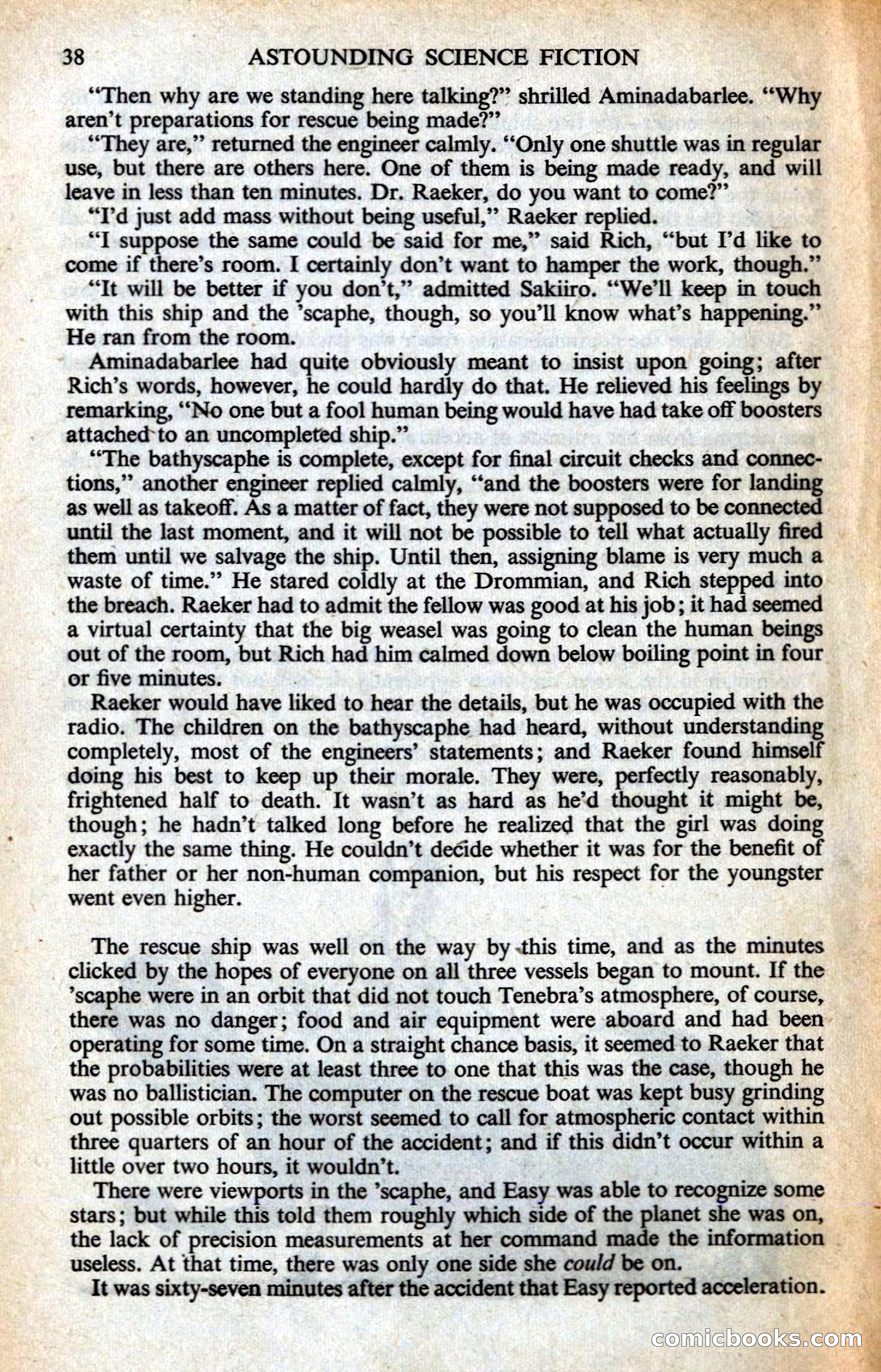 Astounding British Edition, August 1958 — page 40 of 132