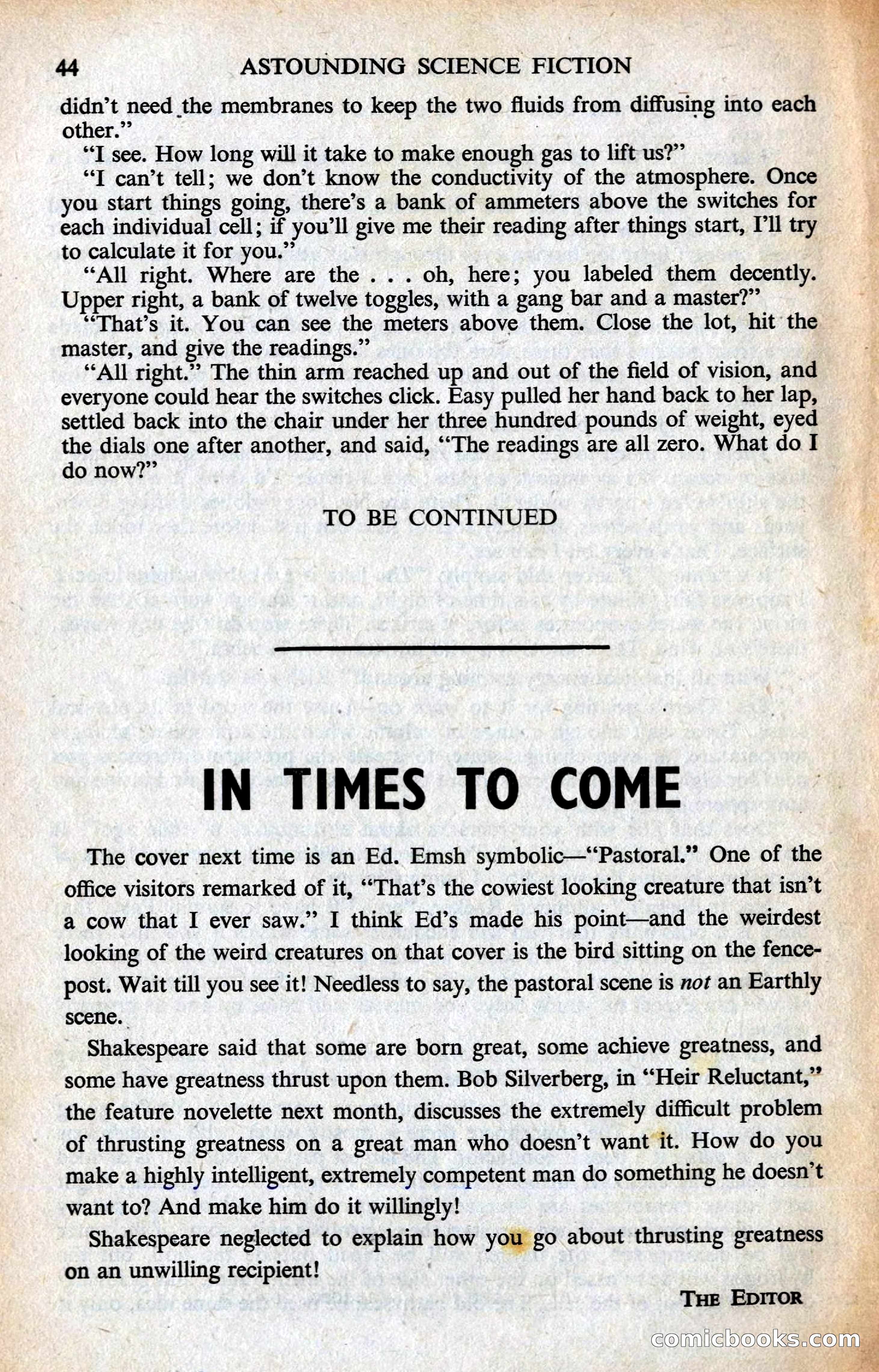 Astounding British Edition, August 1958 — page 46 of 132