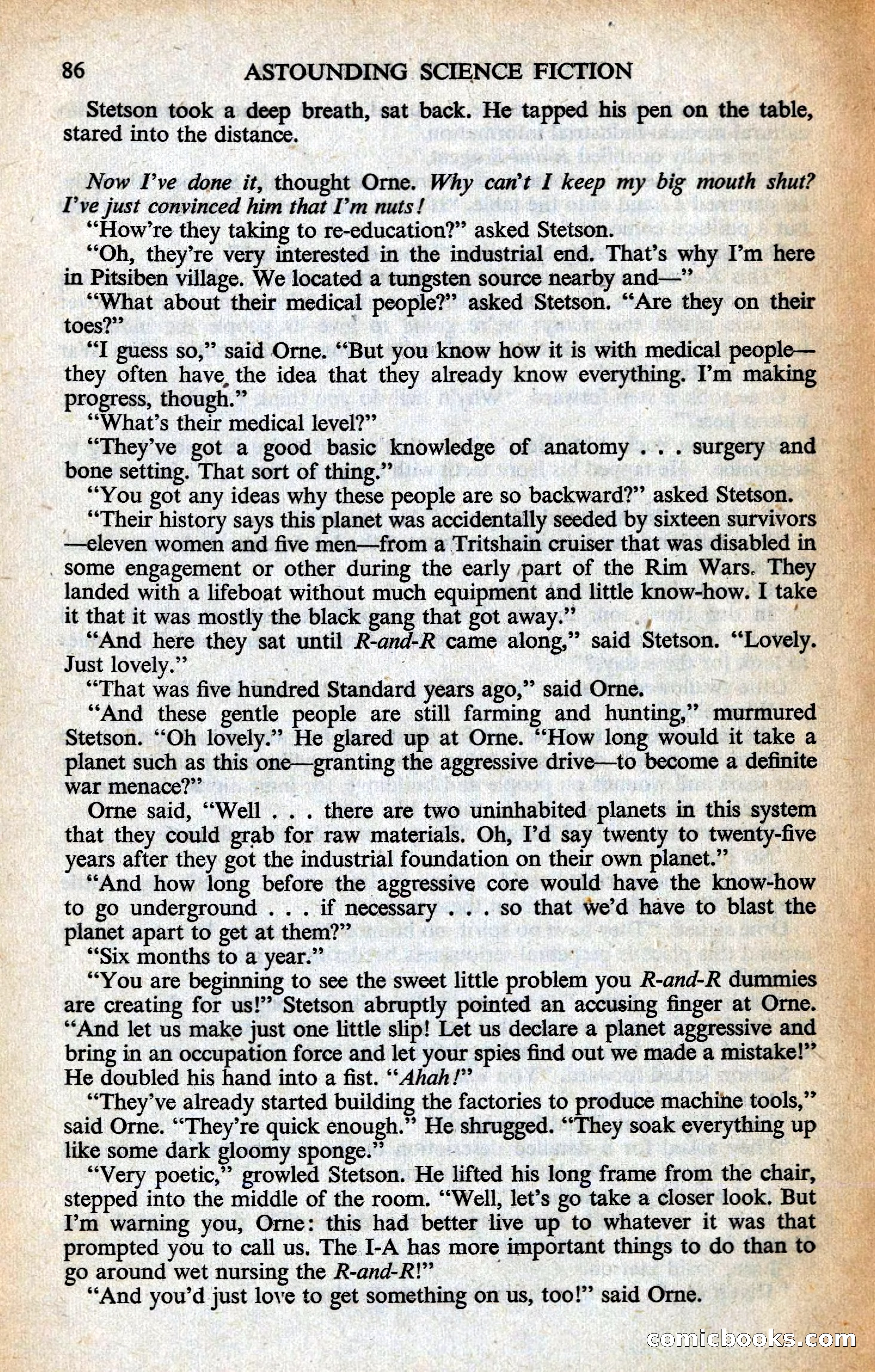 Astounding British Edition, August 1958 — page 88 of 132