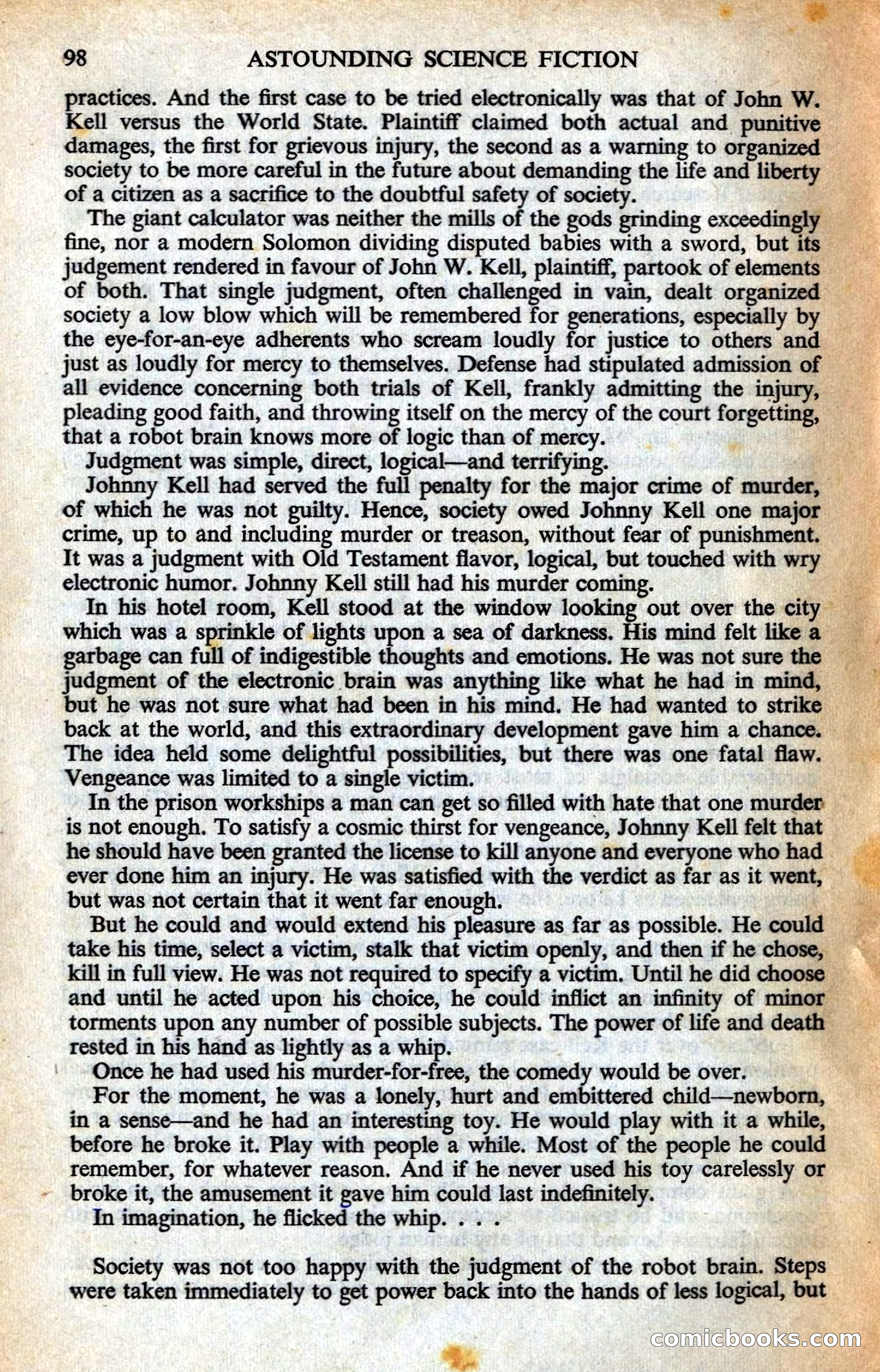 Astounding British Edition, August 1958 — page 100 of 132