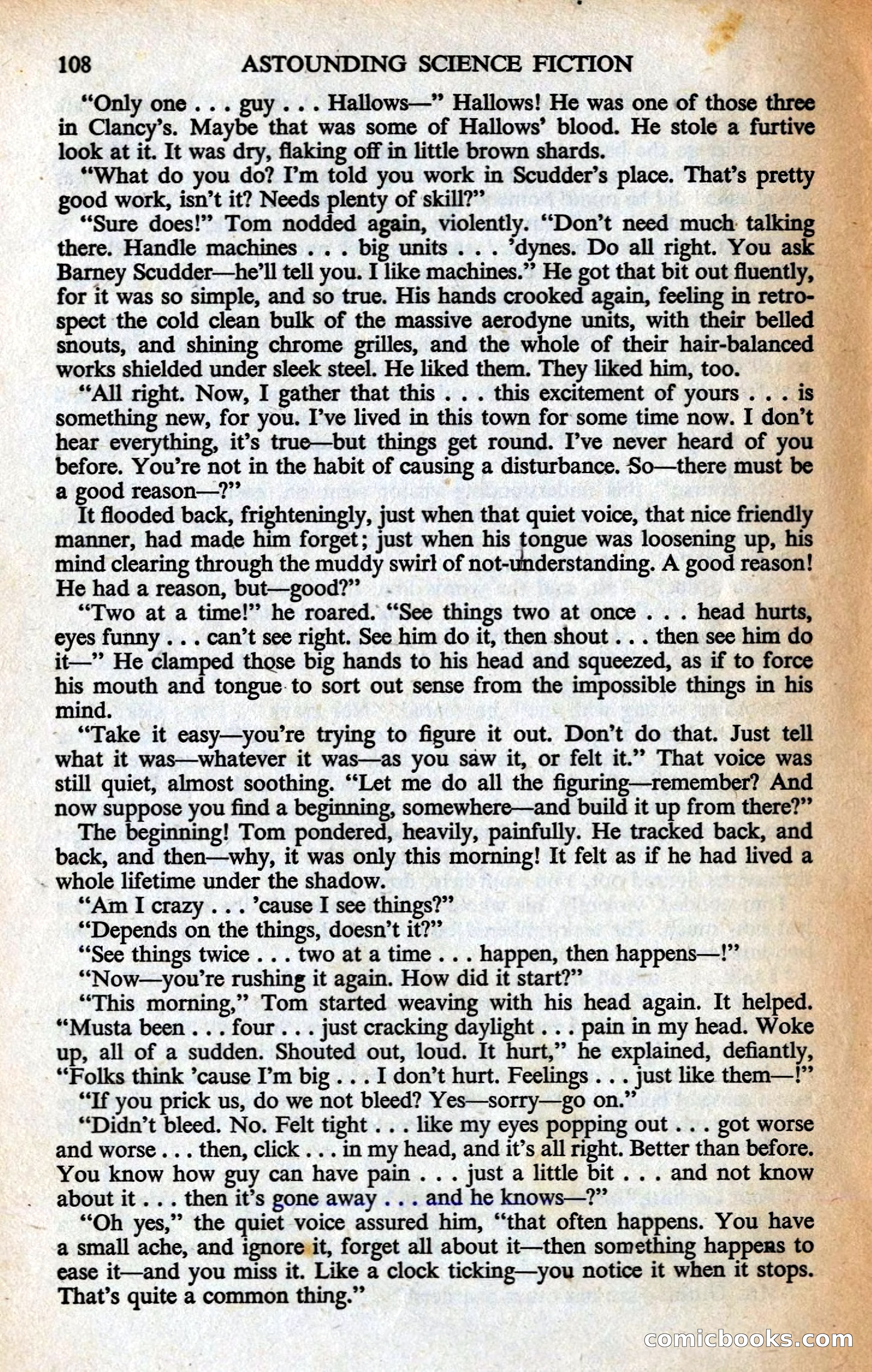 Astounding British Edition, August 1958 — page 110 of 132