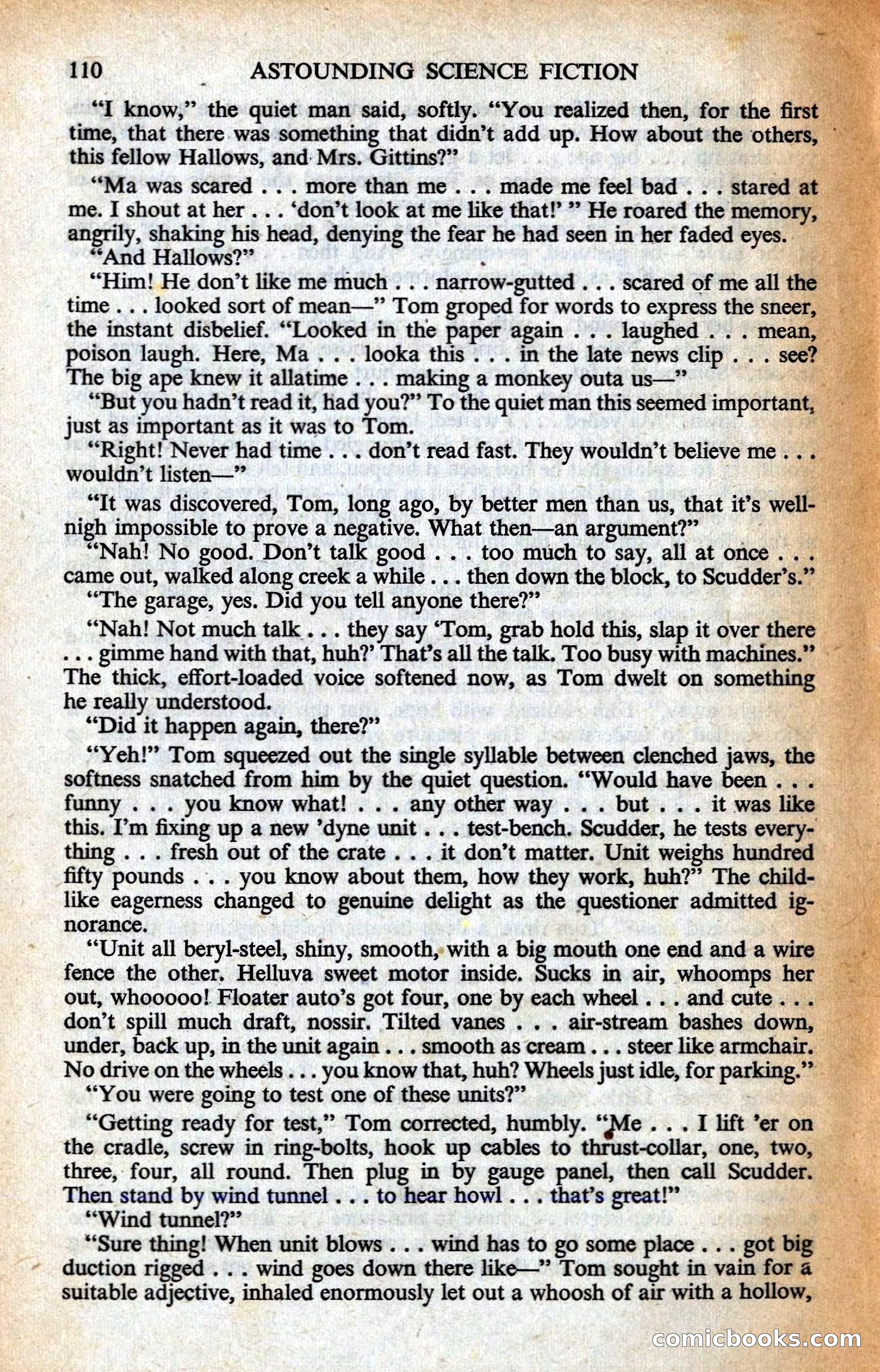 Astounding British Edition, August 1958 — page 112 of 132