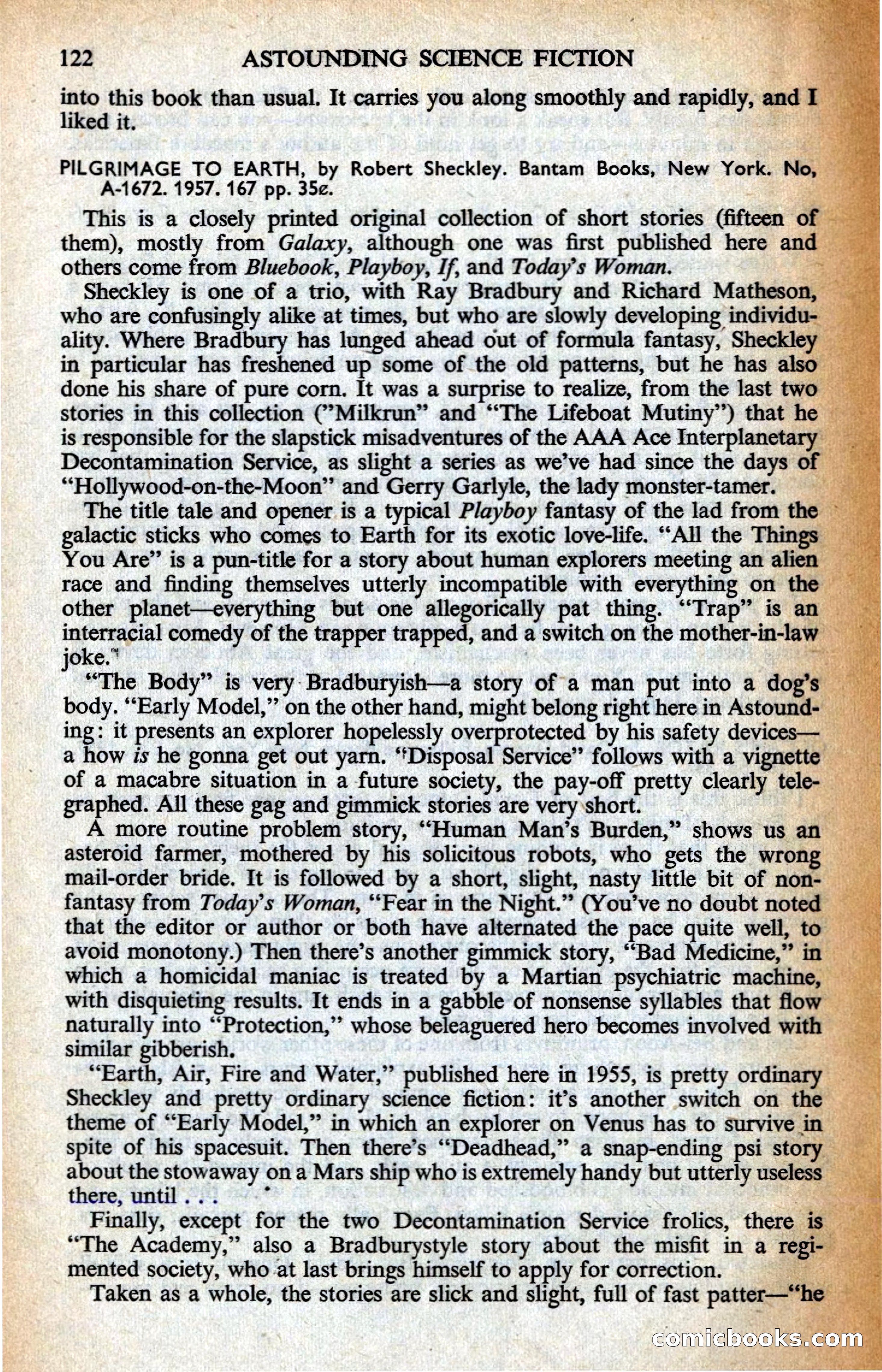 Astounding British Edition, August 1958 — page 124 of 132