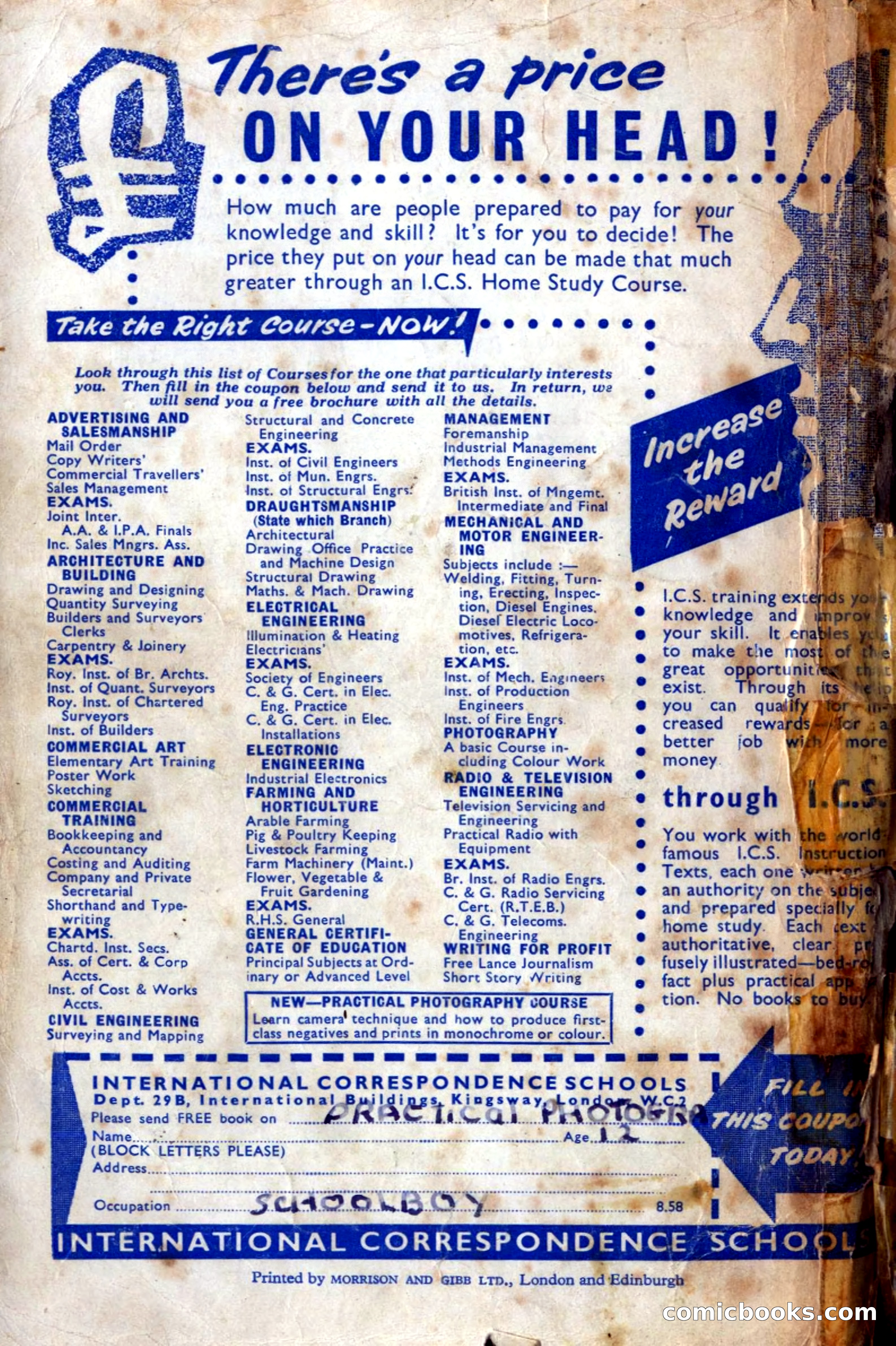 Astounding British Edition, August 1958 — page 131 of 132