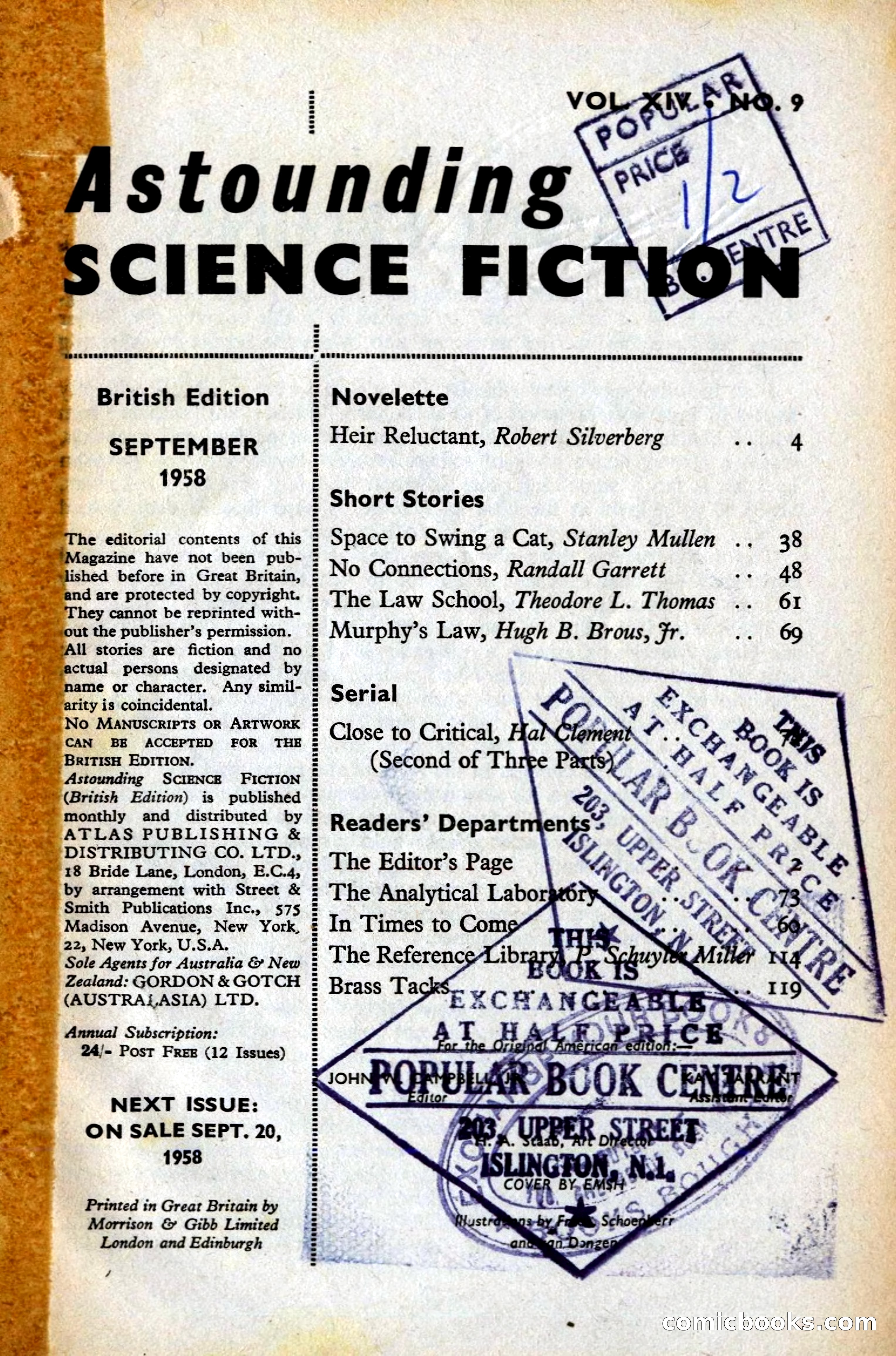 Astounding British Edition, Vol. 14, No. 9 — page 3 of 132