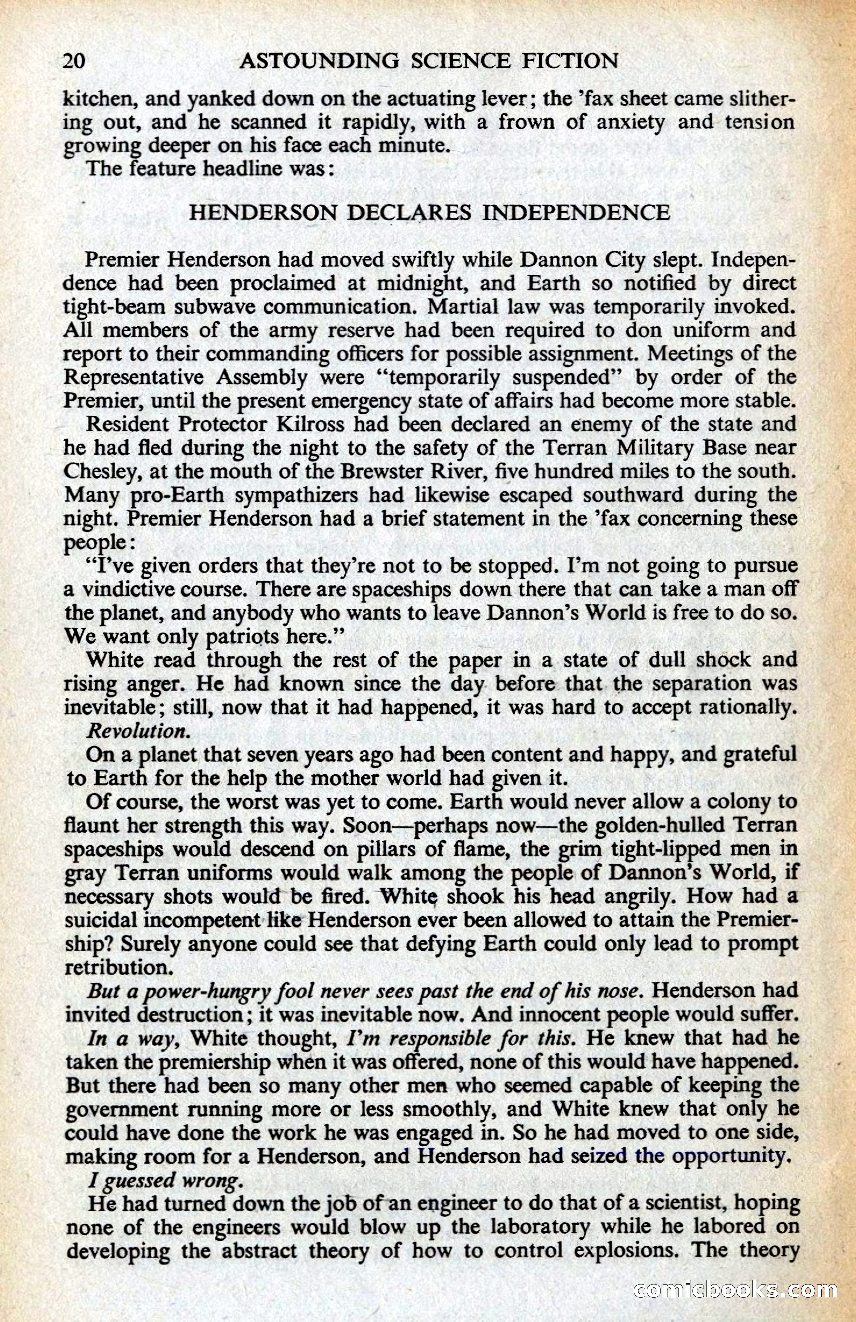 Astounding British Edition, Vol. 14, No. 9 — page 22 of 132