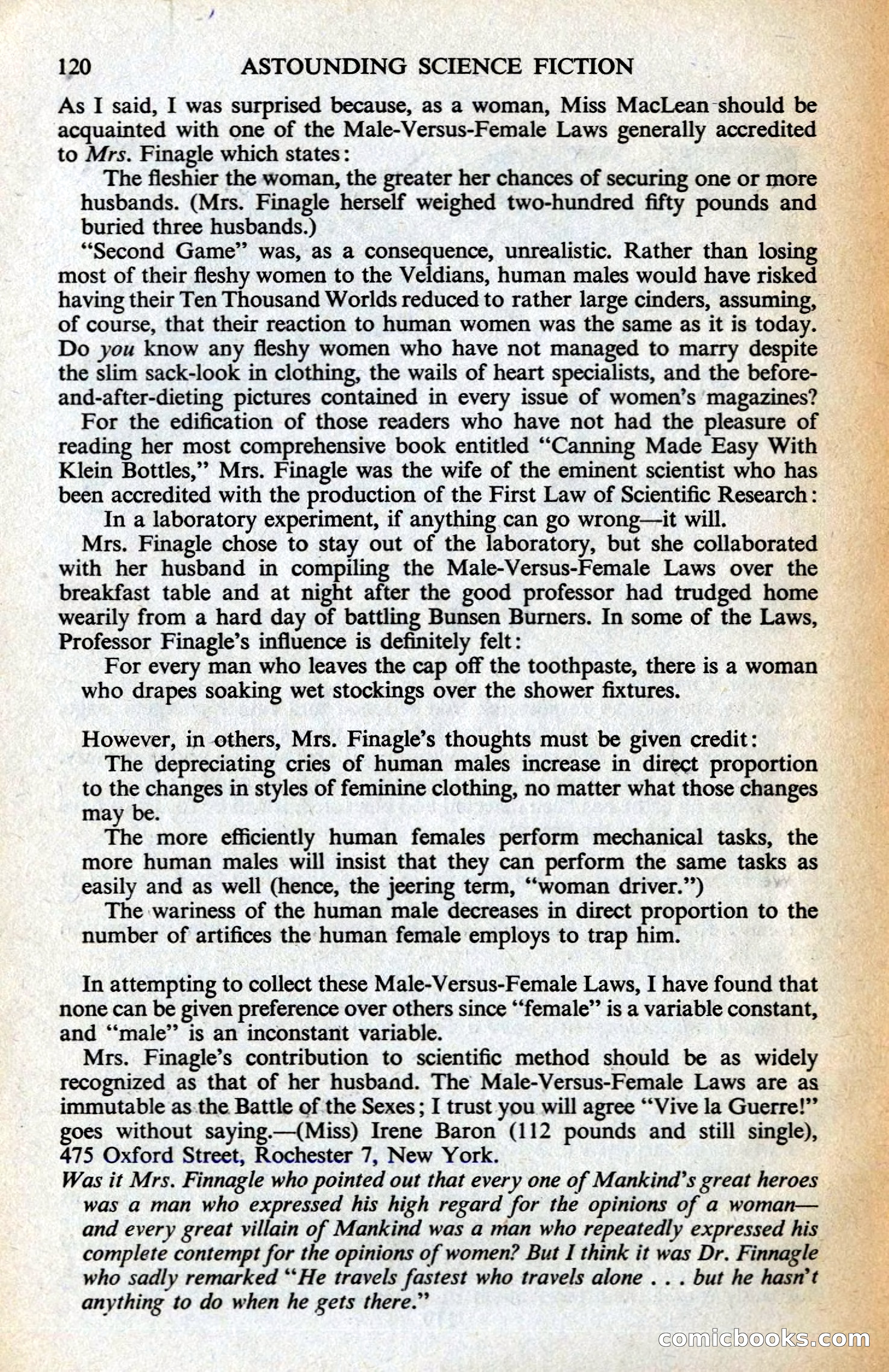 Astounding British Edition, Vol. 14, No. 9 — page 122 of 132