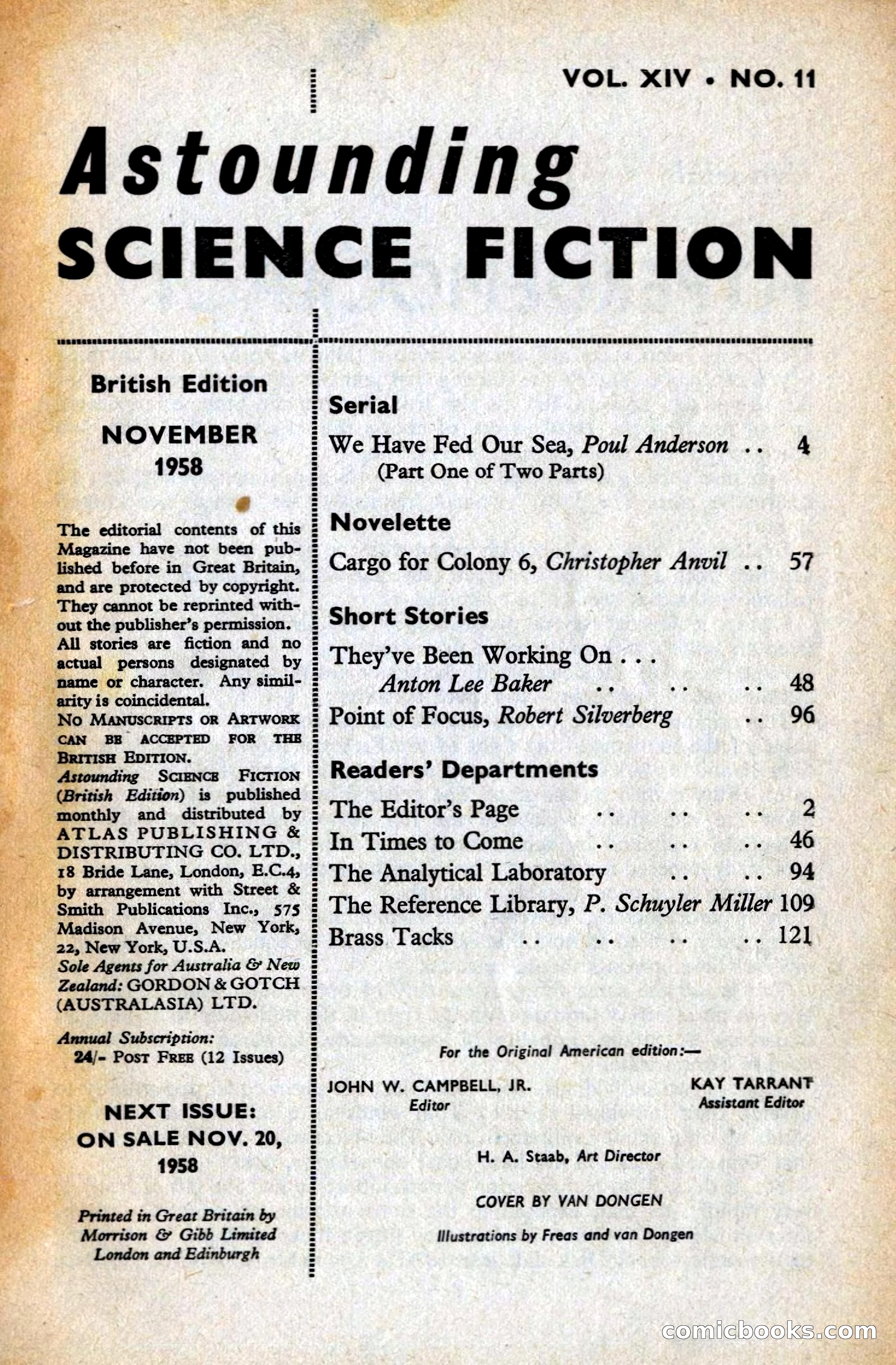 Astounding British Edition, Volume 14, Number 11 — page 3 of 132