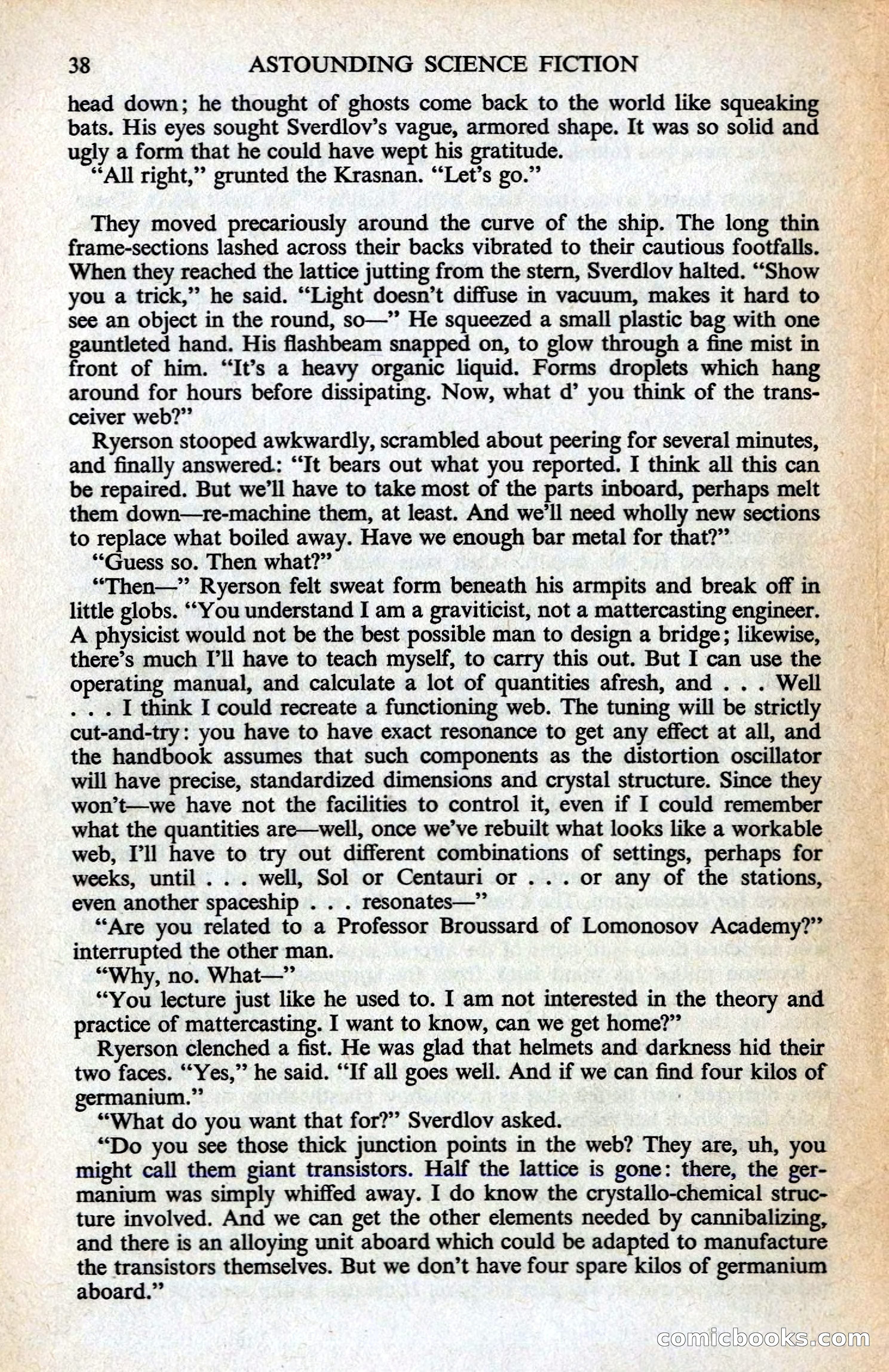 Astounding British Edition, Volume 14, Number 11 — page 40 of 132