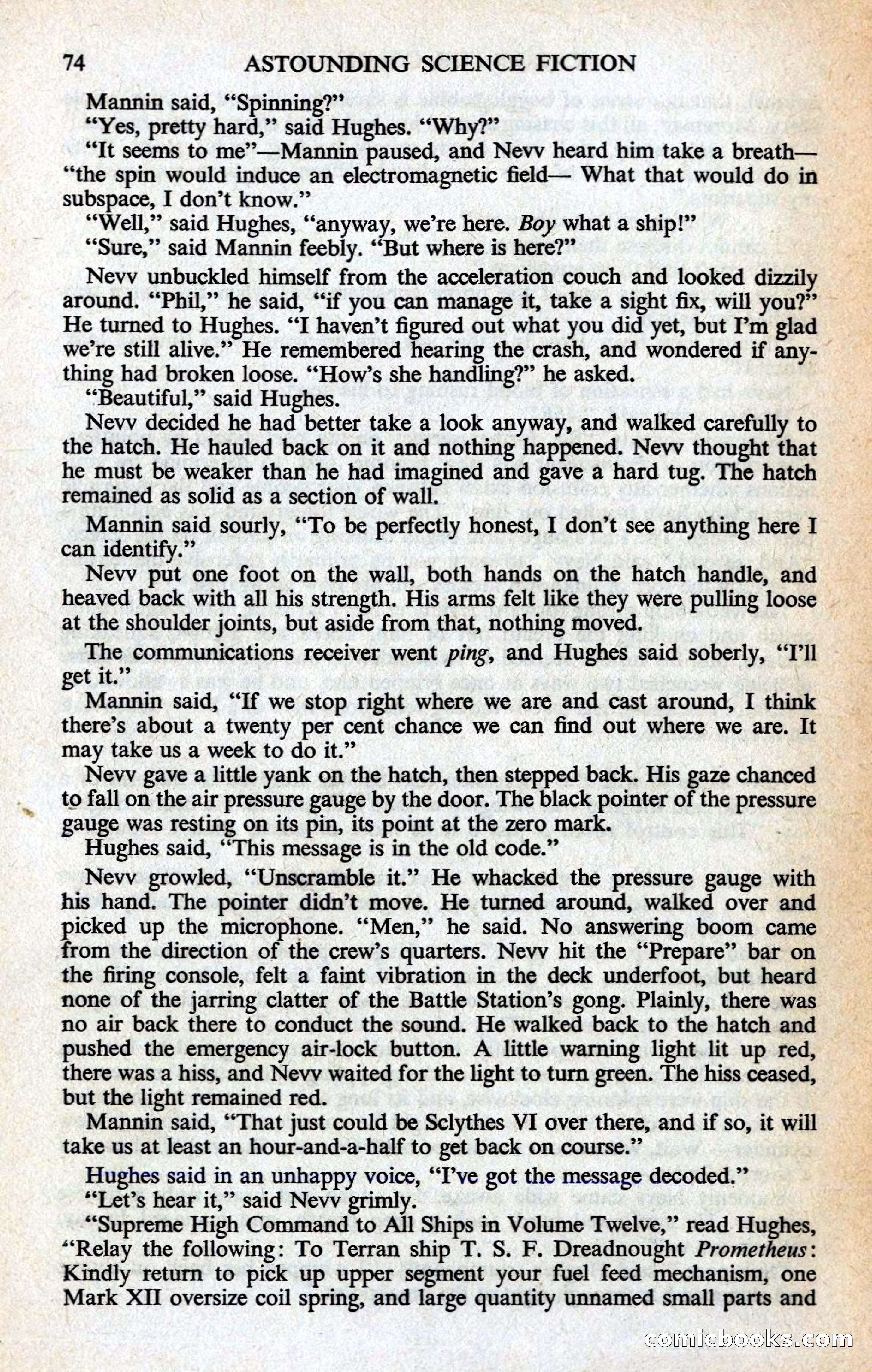 Astounding British Edition, Volume 14, Number 11 — page 76 of 132