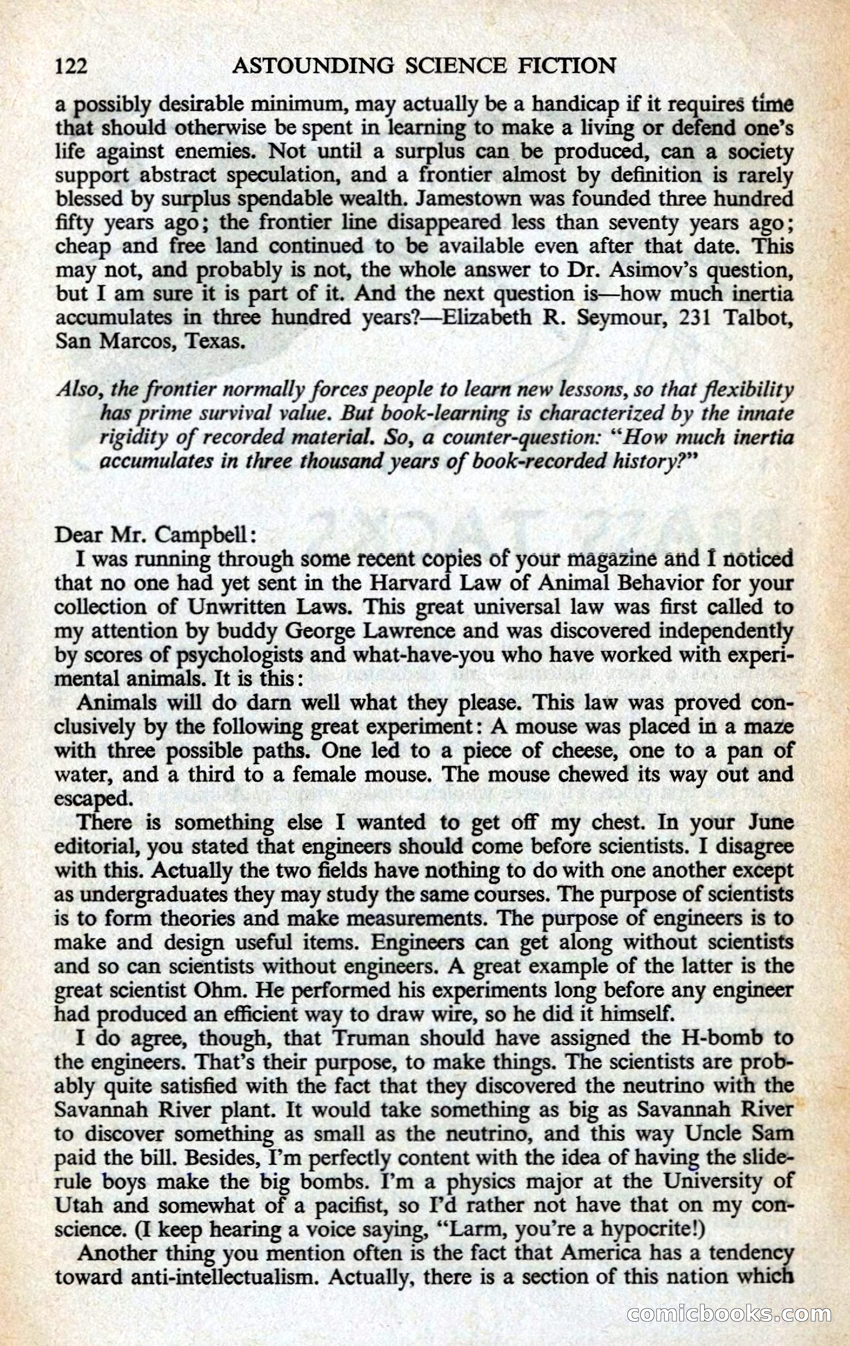 Astounding British Edition, Volume 14, Number 11 — page 124 of 132