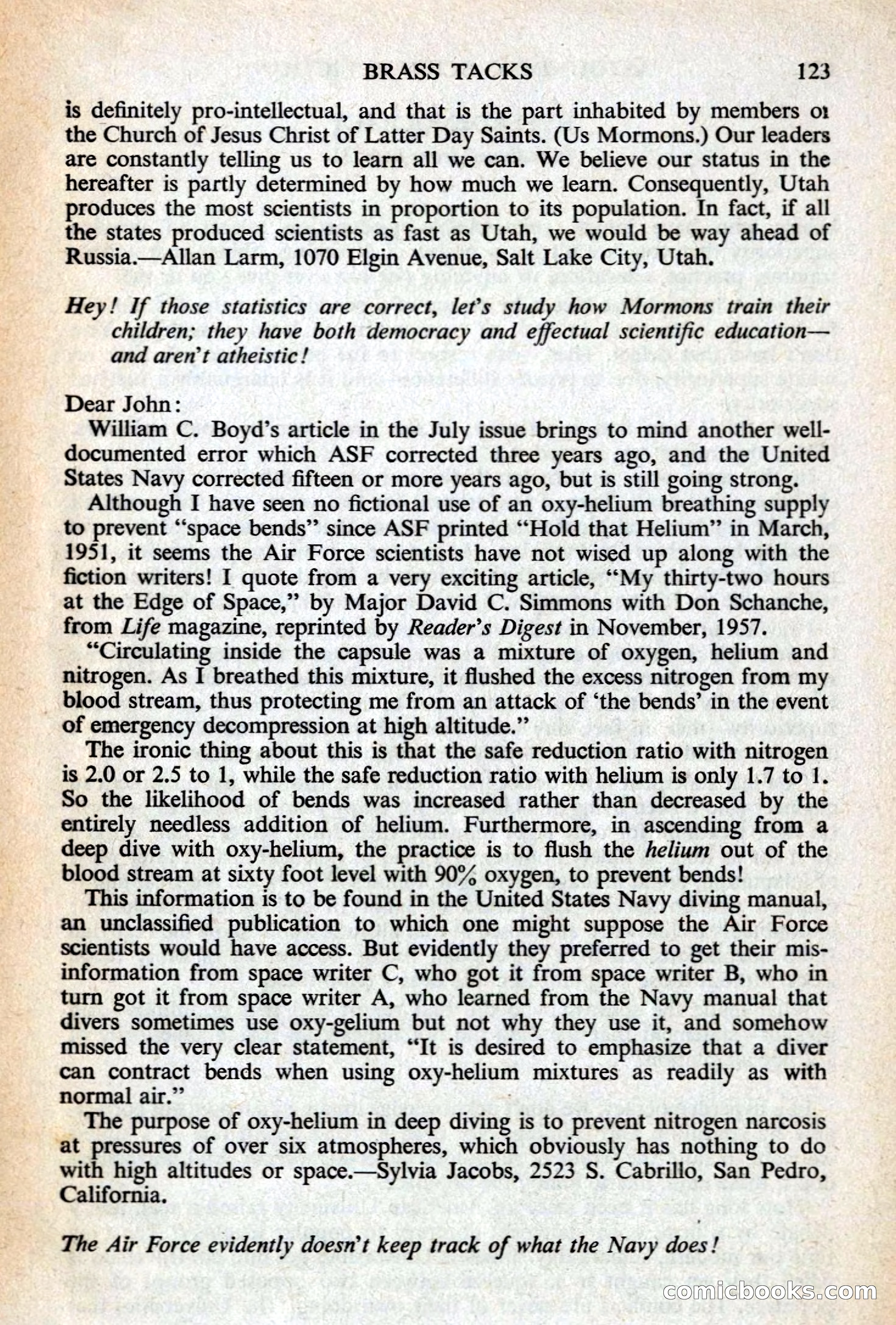 Astounding British Edition, Volume 14, Number 11 — page 125 of 132