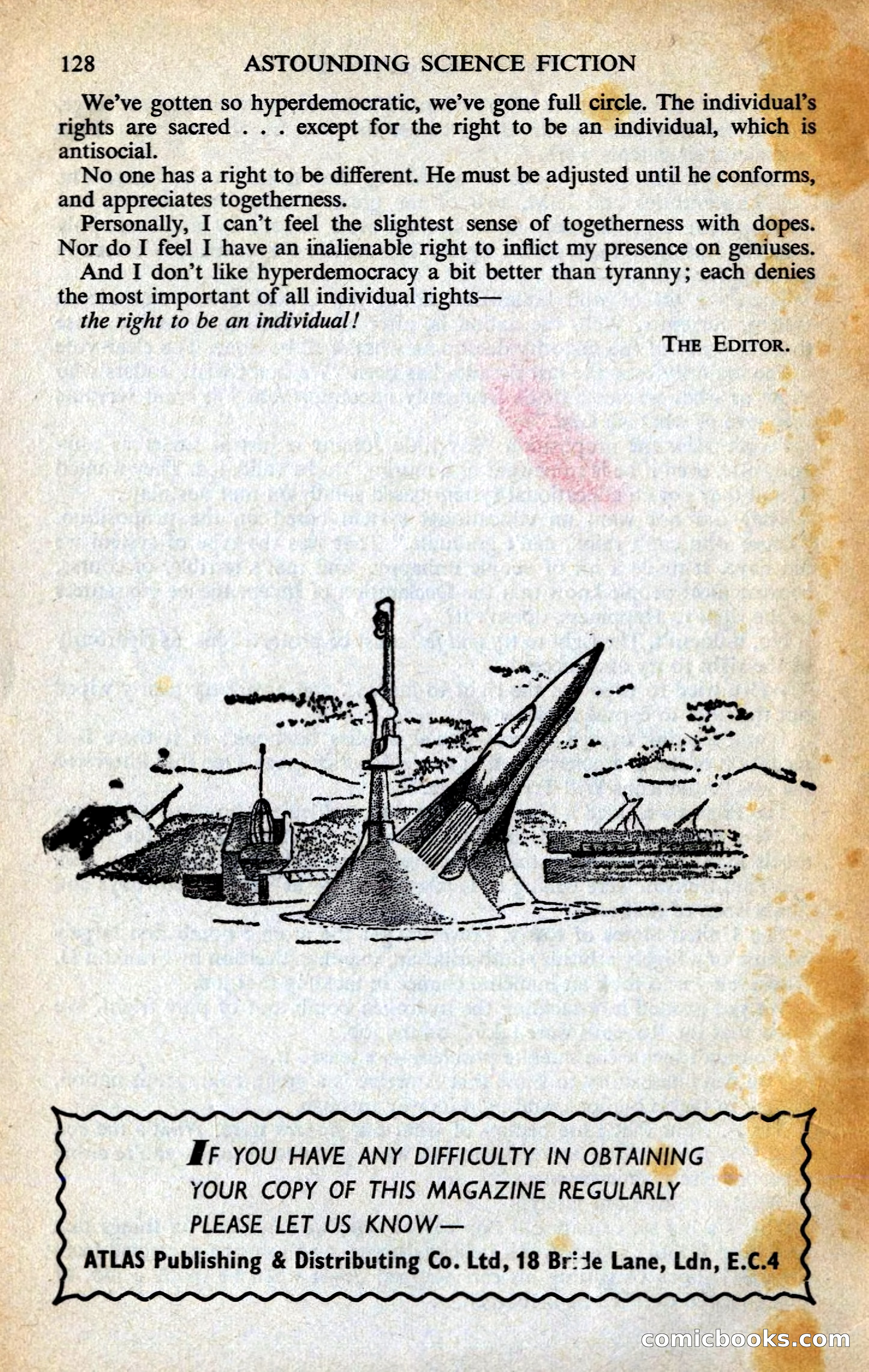 Astounding British Edition, Volume 14, Number 11 — page 132 of 132