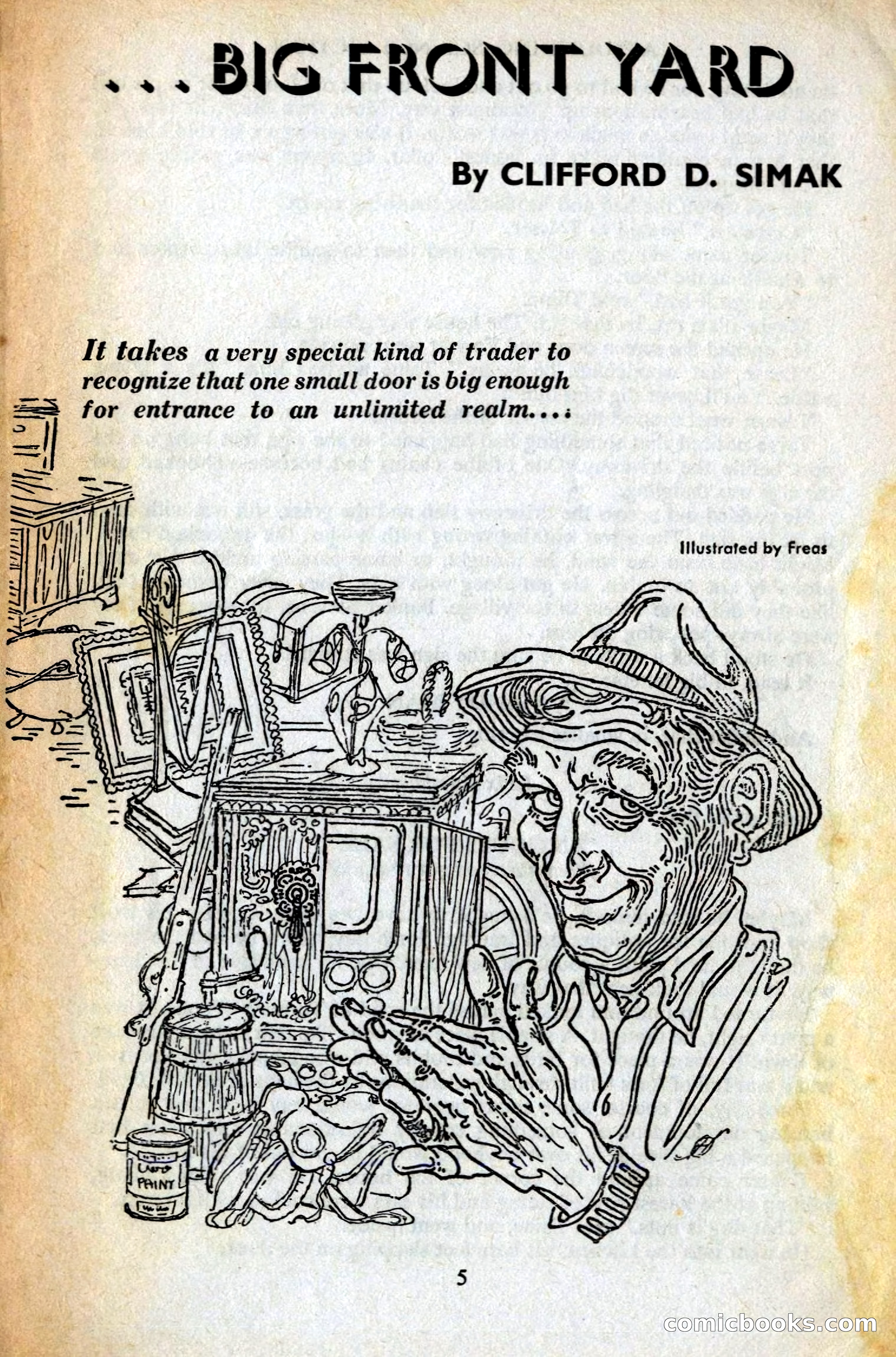 Astounding Science Fiction, British Edition — page 7 of 132