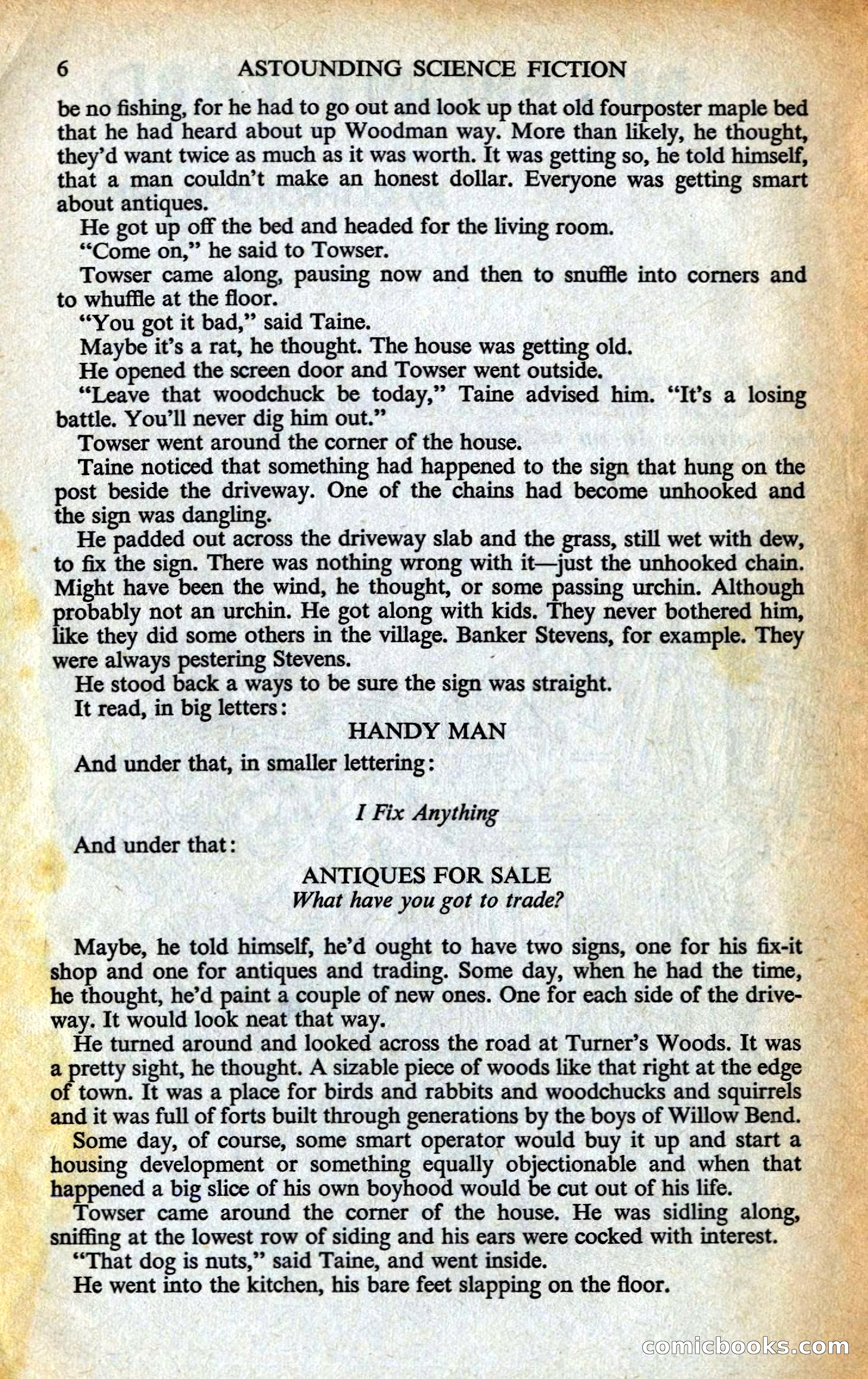 Astounding Science Fiction, British Edition — page 8 of 132