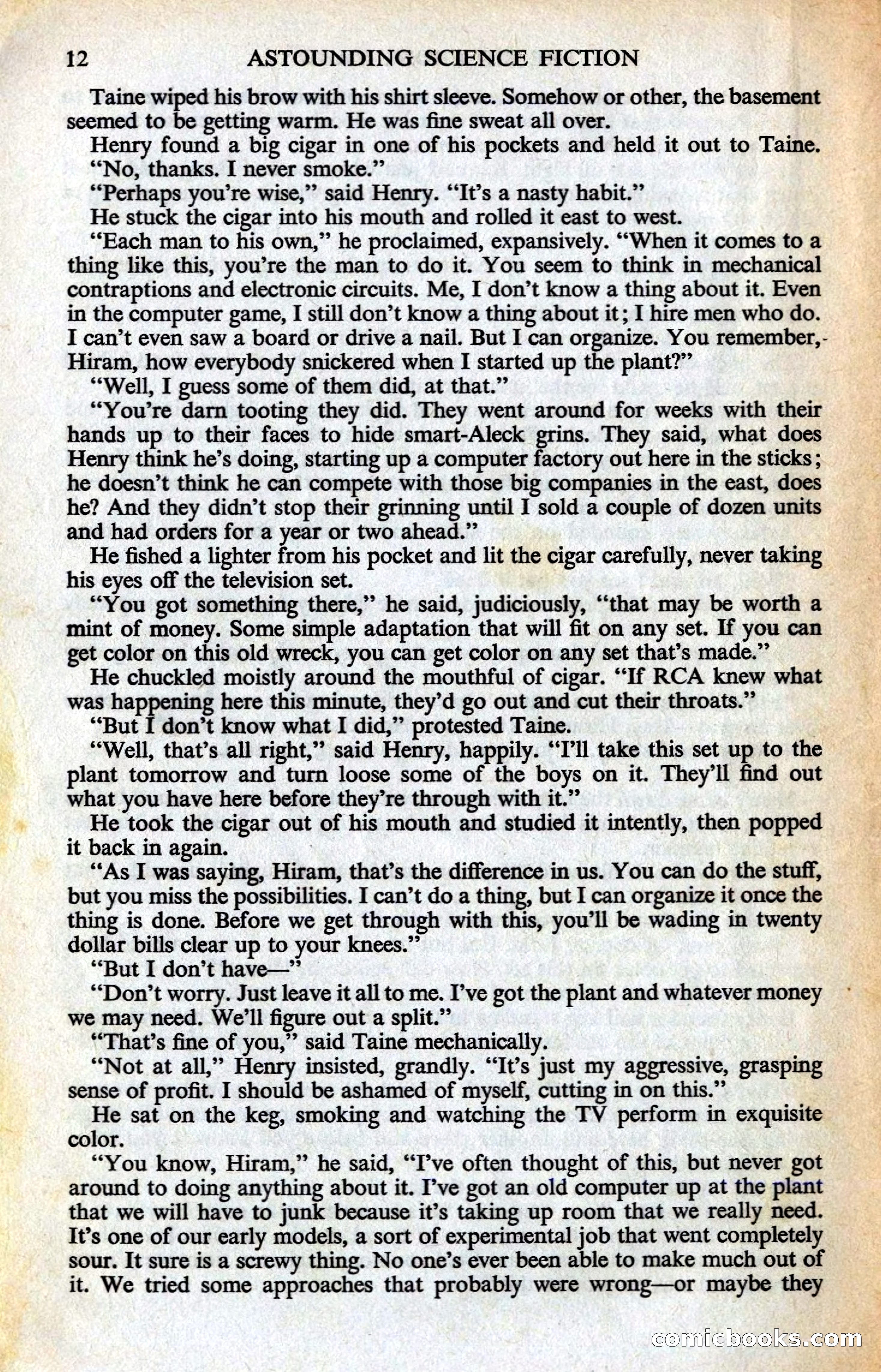 Astounding Science Fiction, British Edition — page 14 of 132