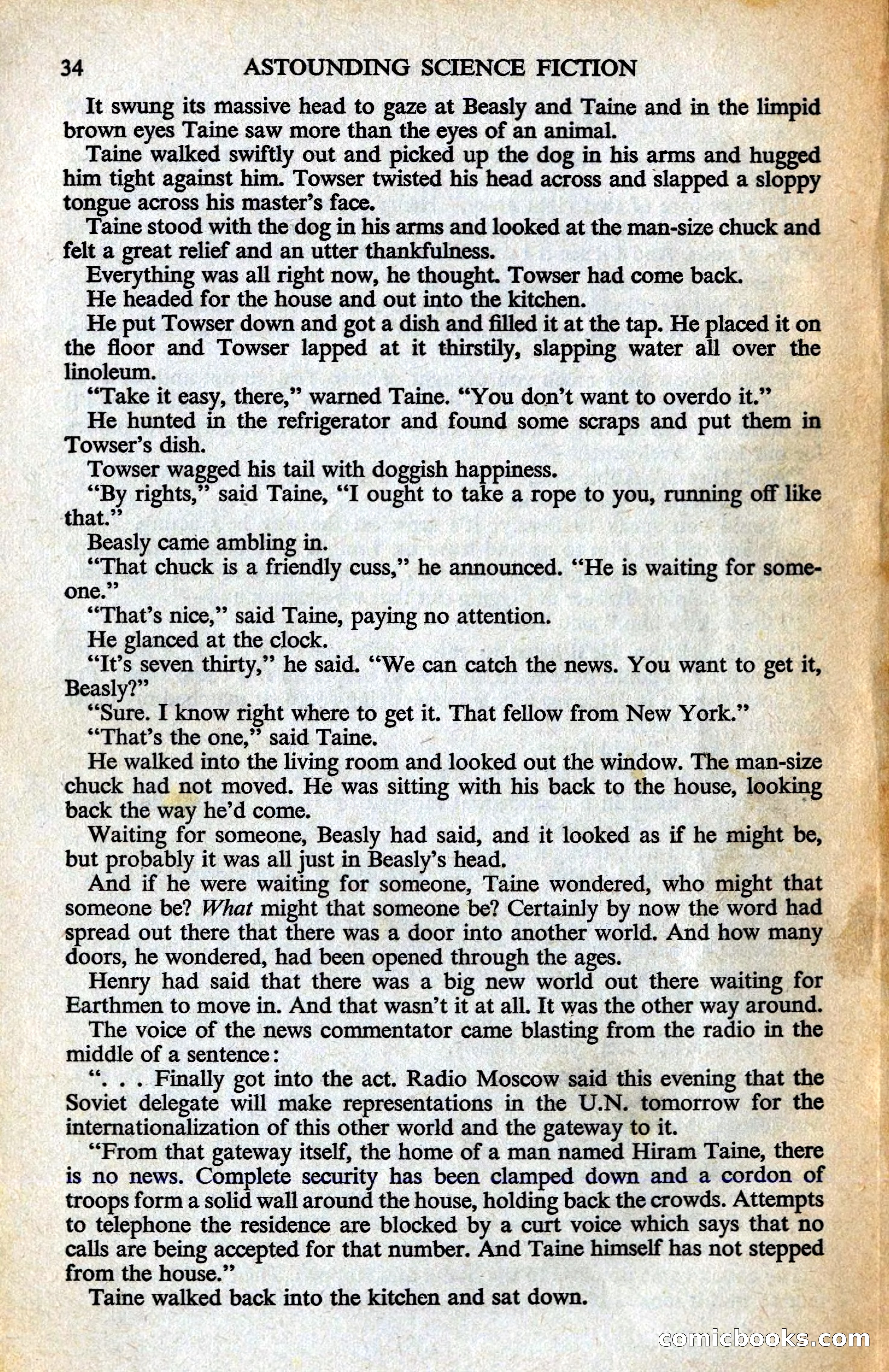 Astounding Science Fiction, British Edition — page 36 of 132