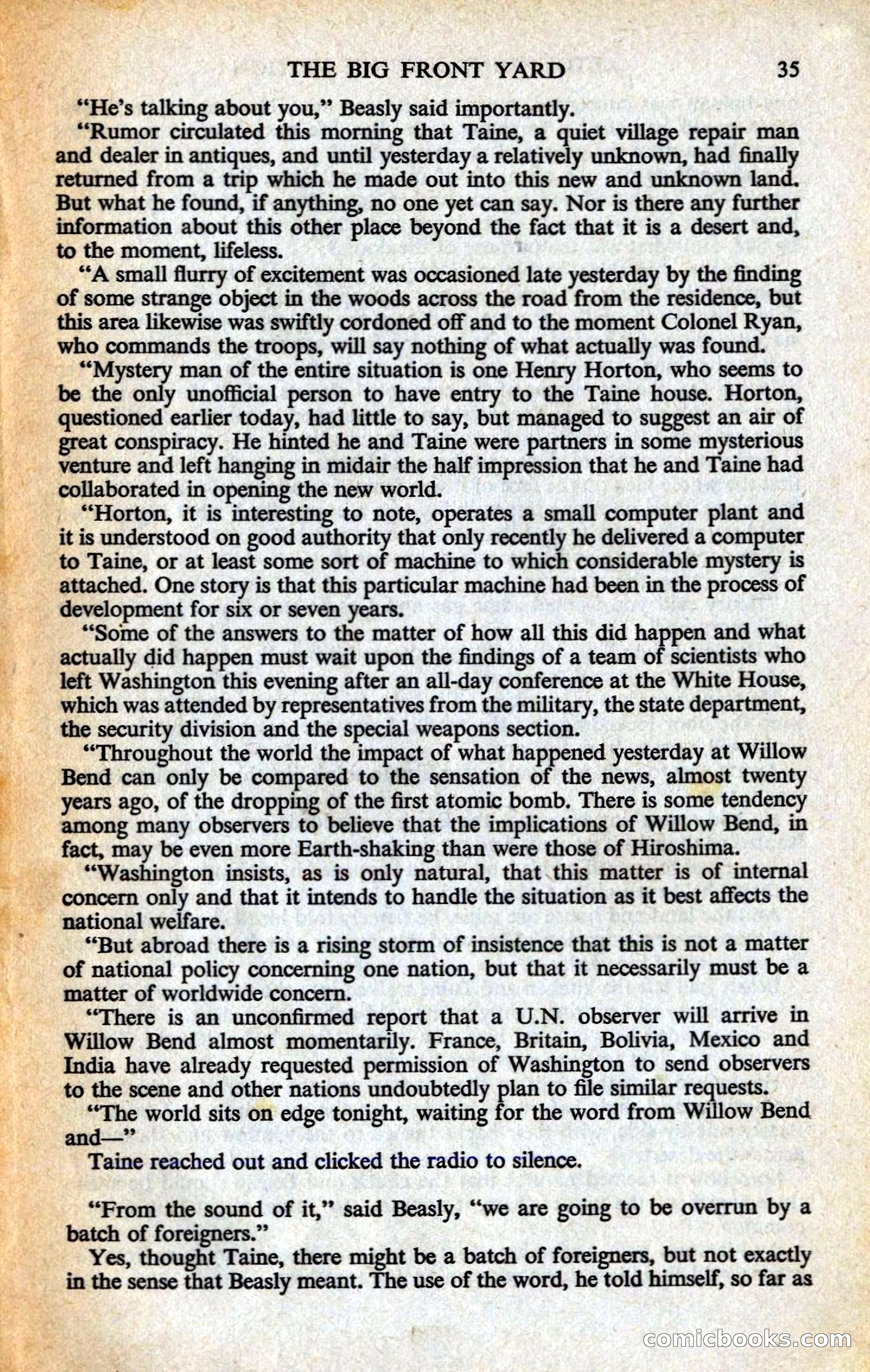 Astounding Science Fiction, British Edition — page 37 of 132