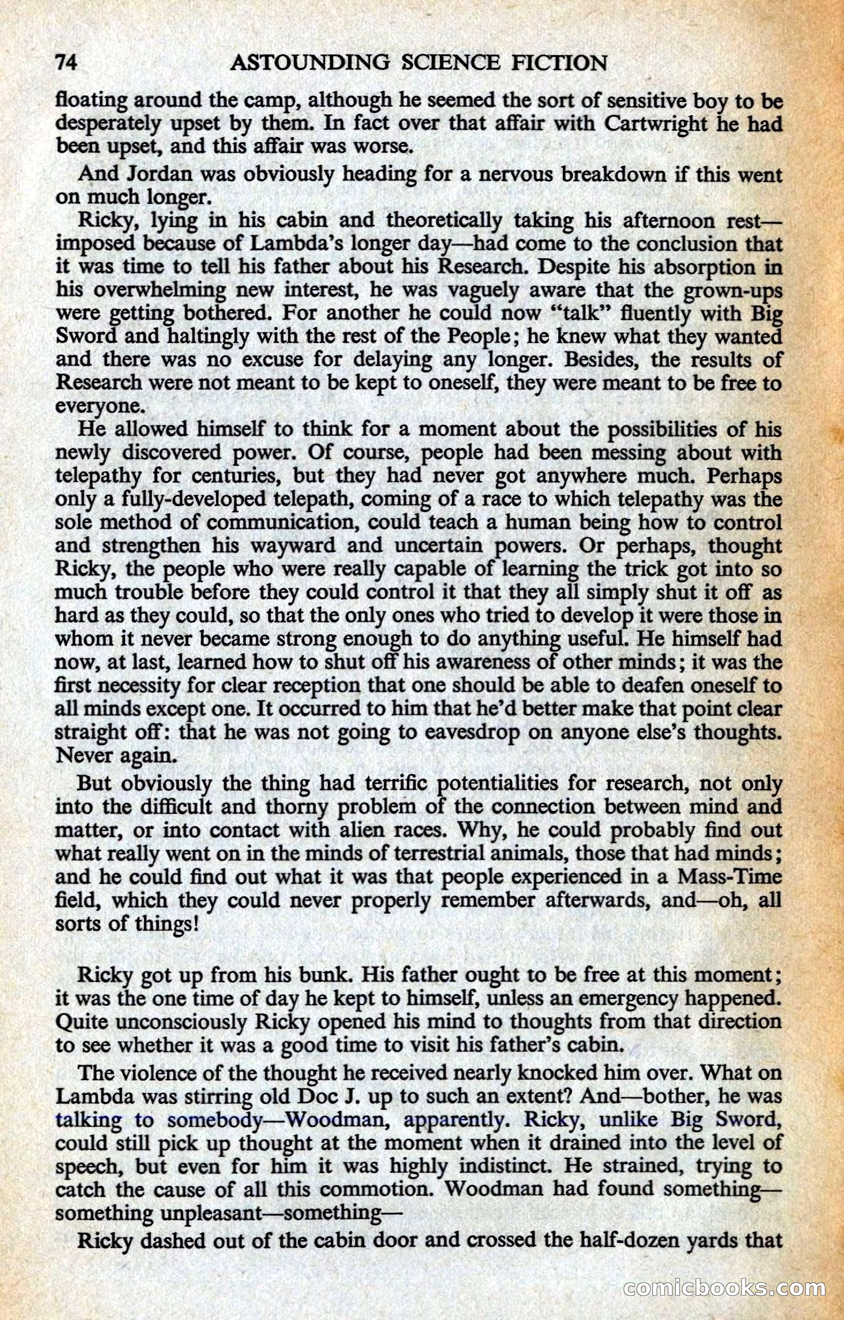 Astounding Science Fiction, British Edition — page 76 of 132