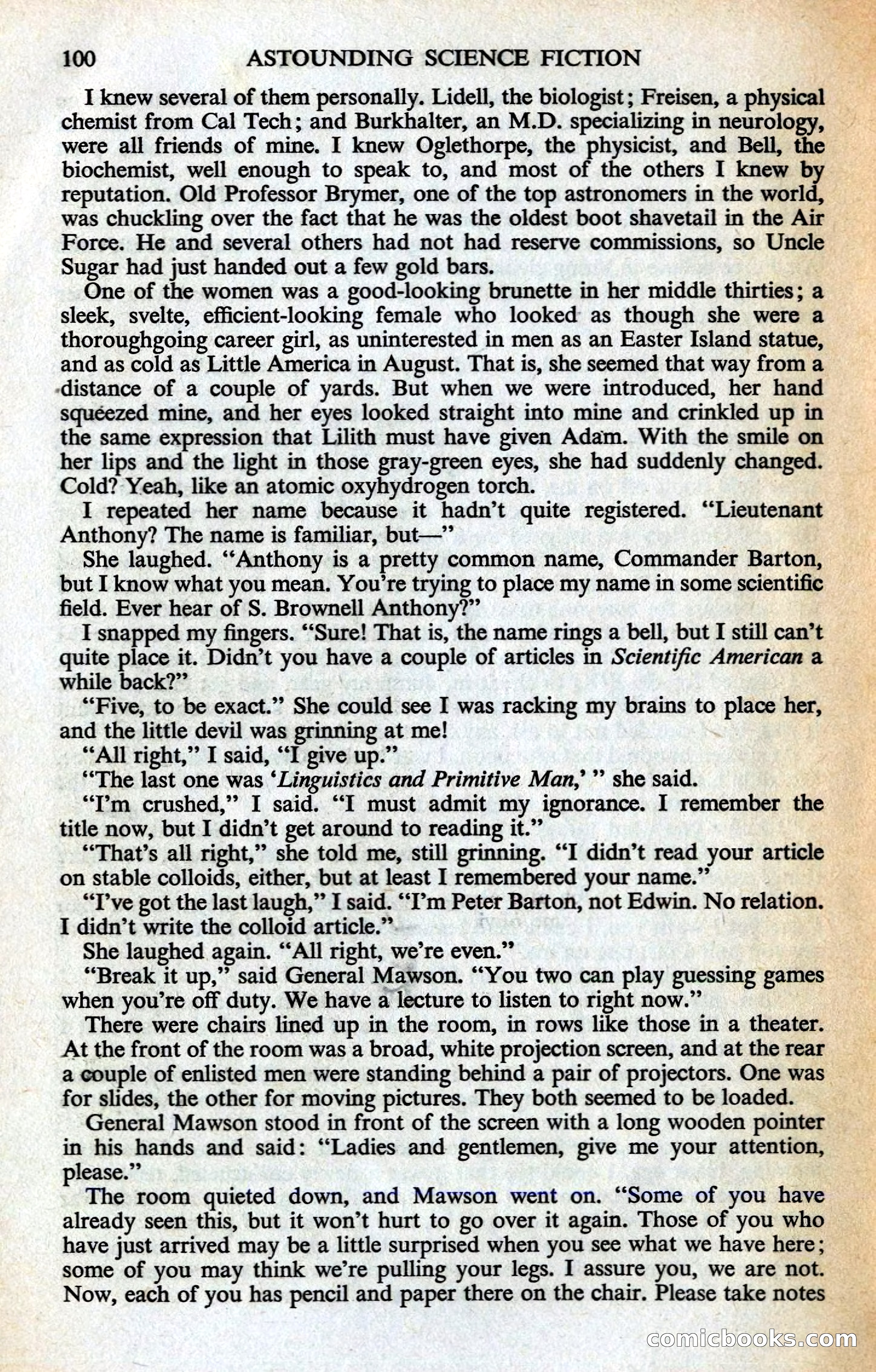 Astounding Science Fiction, British Edition — page 102 of 132